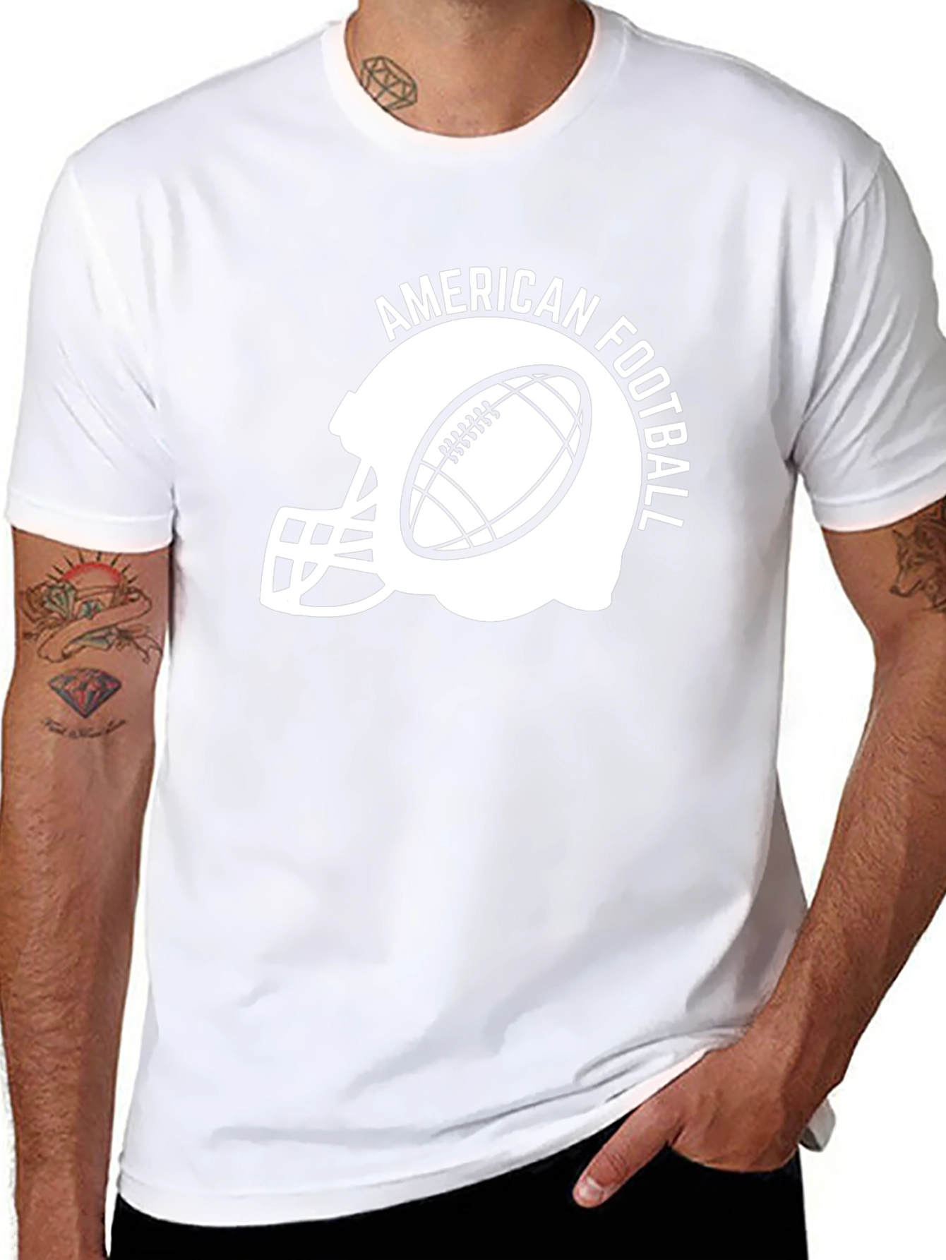 American Football Helmet T-Shirt