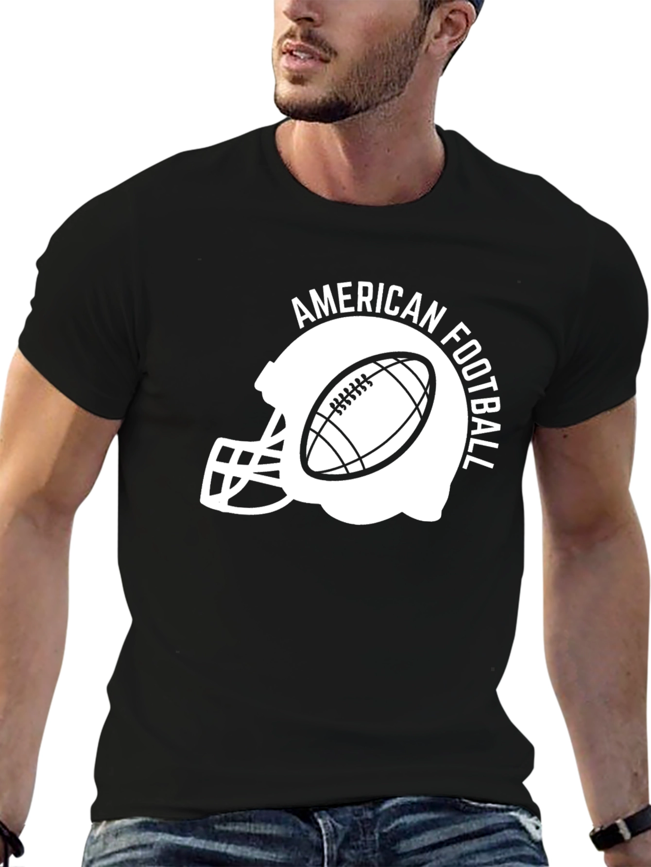 American Football Helmet T-Shirt