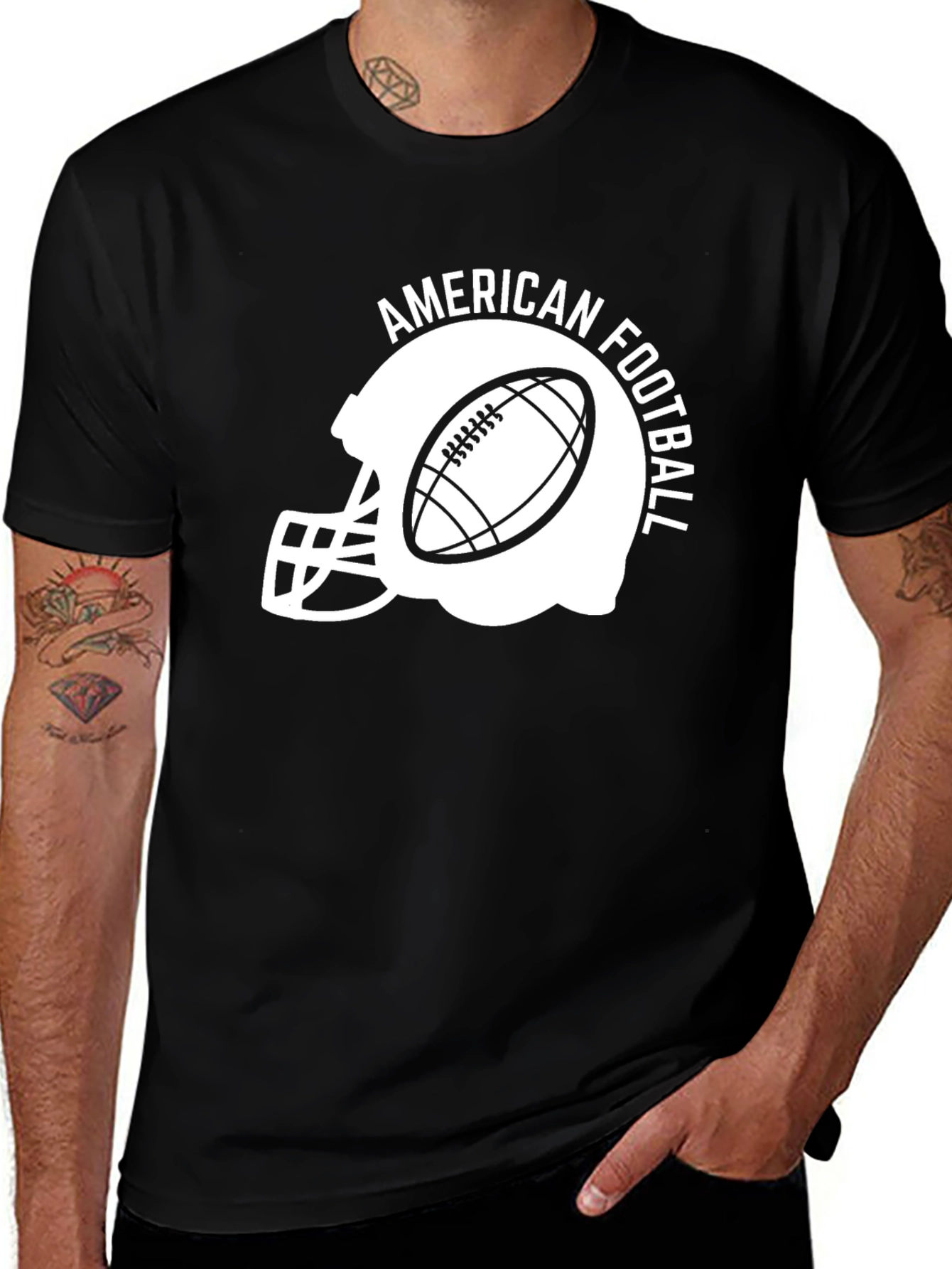 American Football Helmet T-Shirt