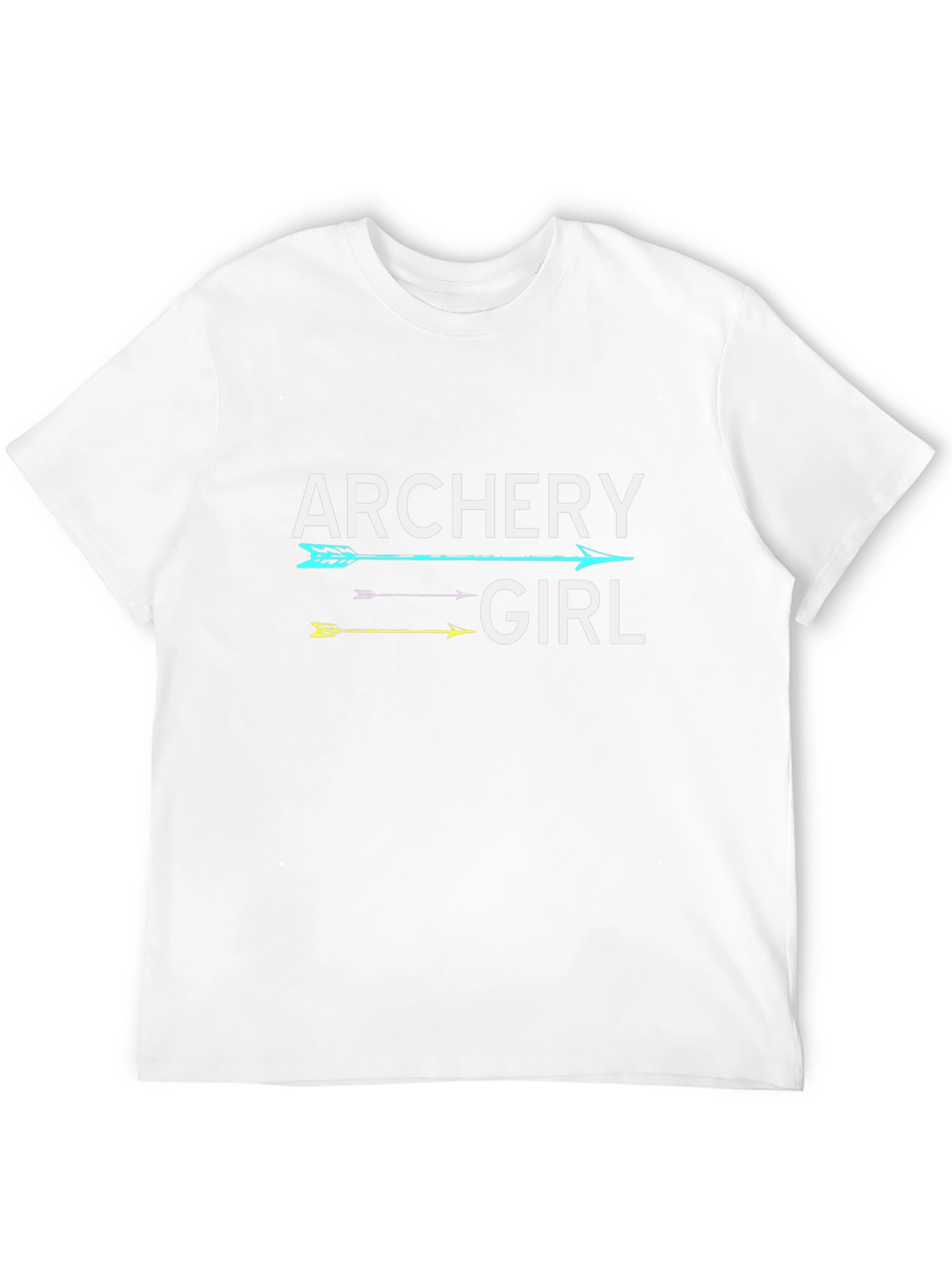 Archery Girl T-Shirt - Black Cotton Tee