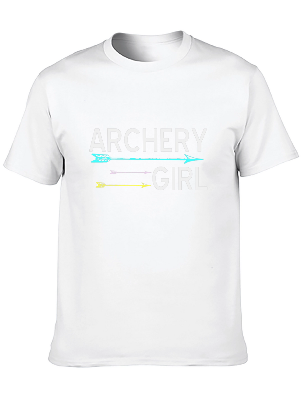 Archery Girl T-Shirt - Black Cotton Tee