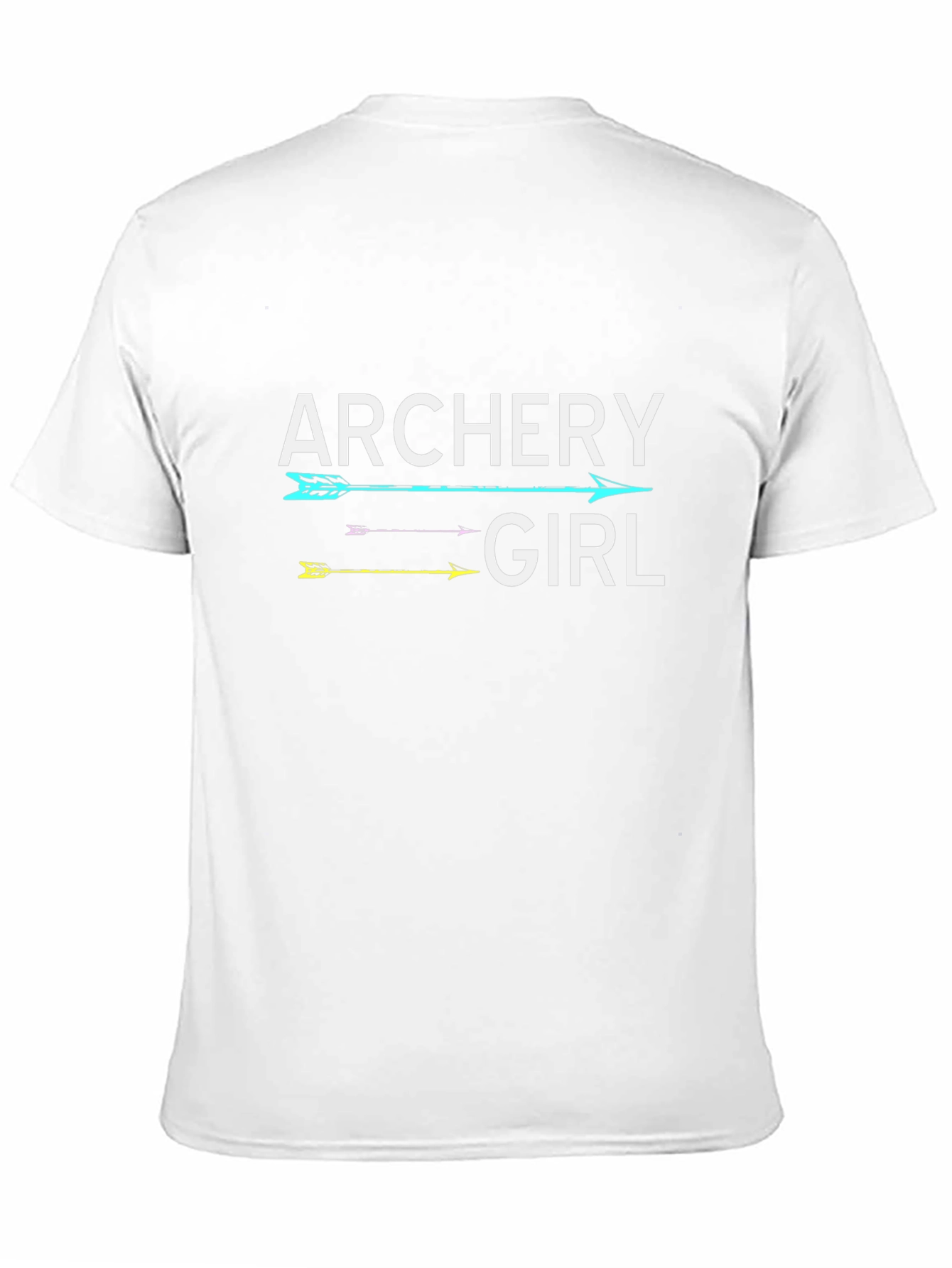 Archery Girl T-Shirt - Black Cotton Tee