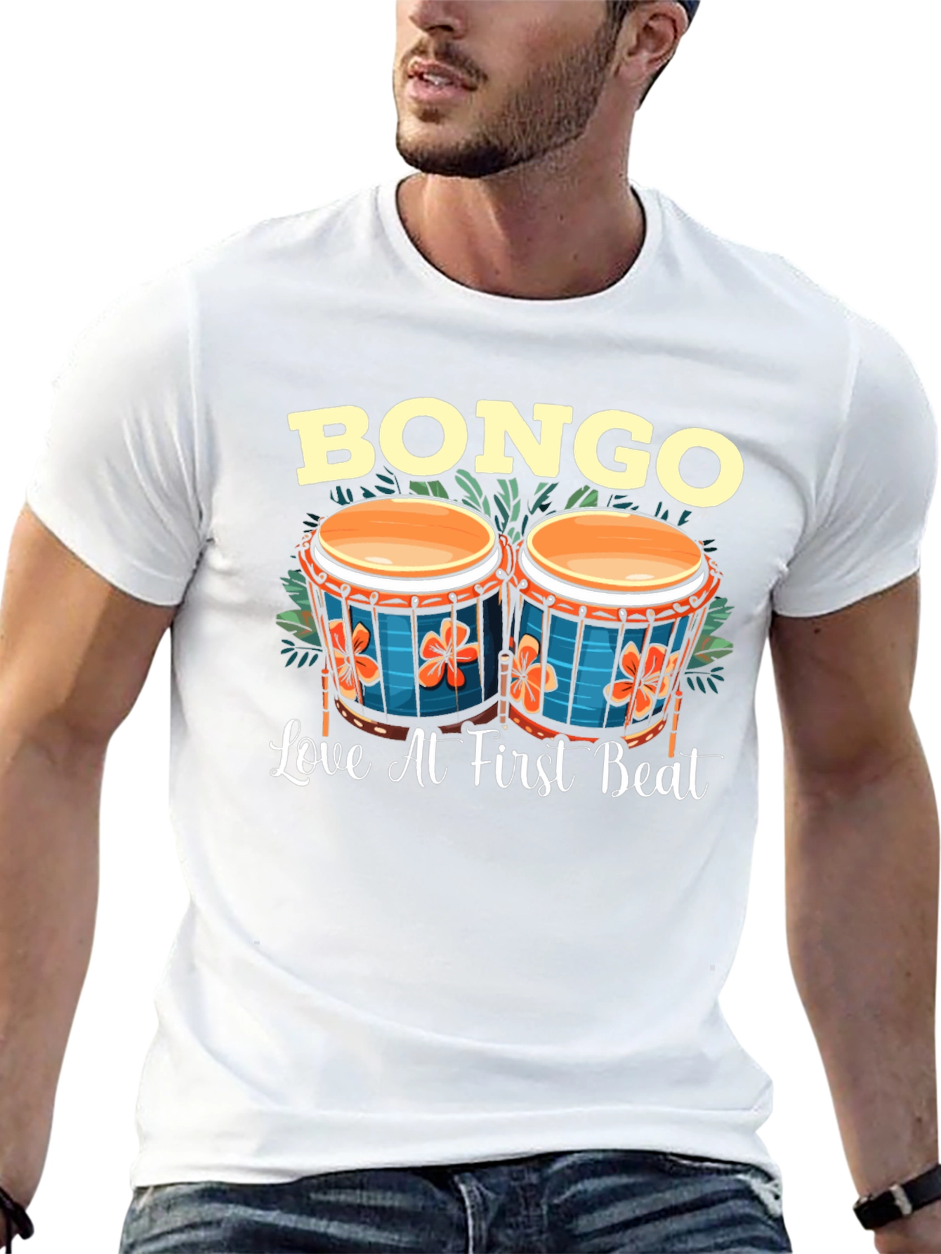 Bongo Love at First Beat Graphic T-Shirt