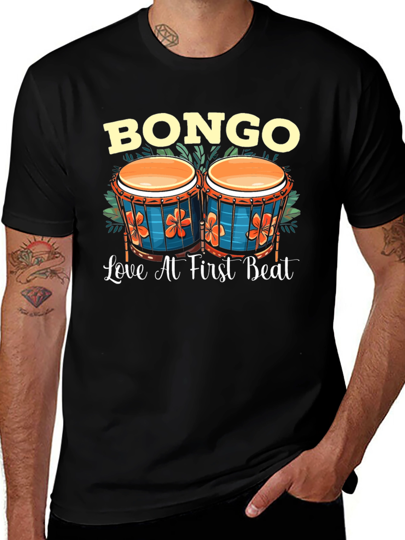 Bongo Love at First Beat Graphic T-Shirt
