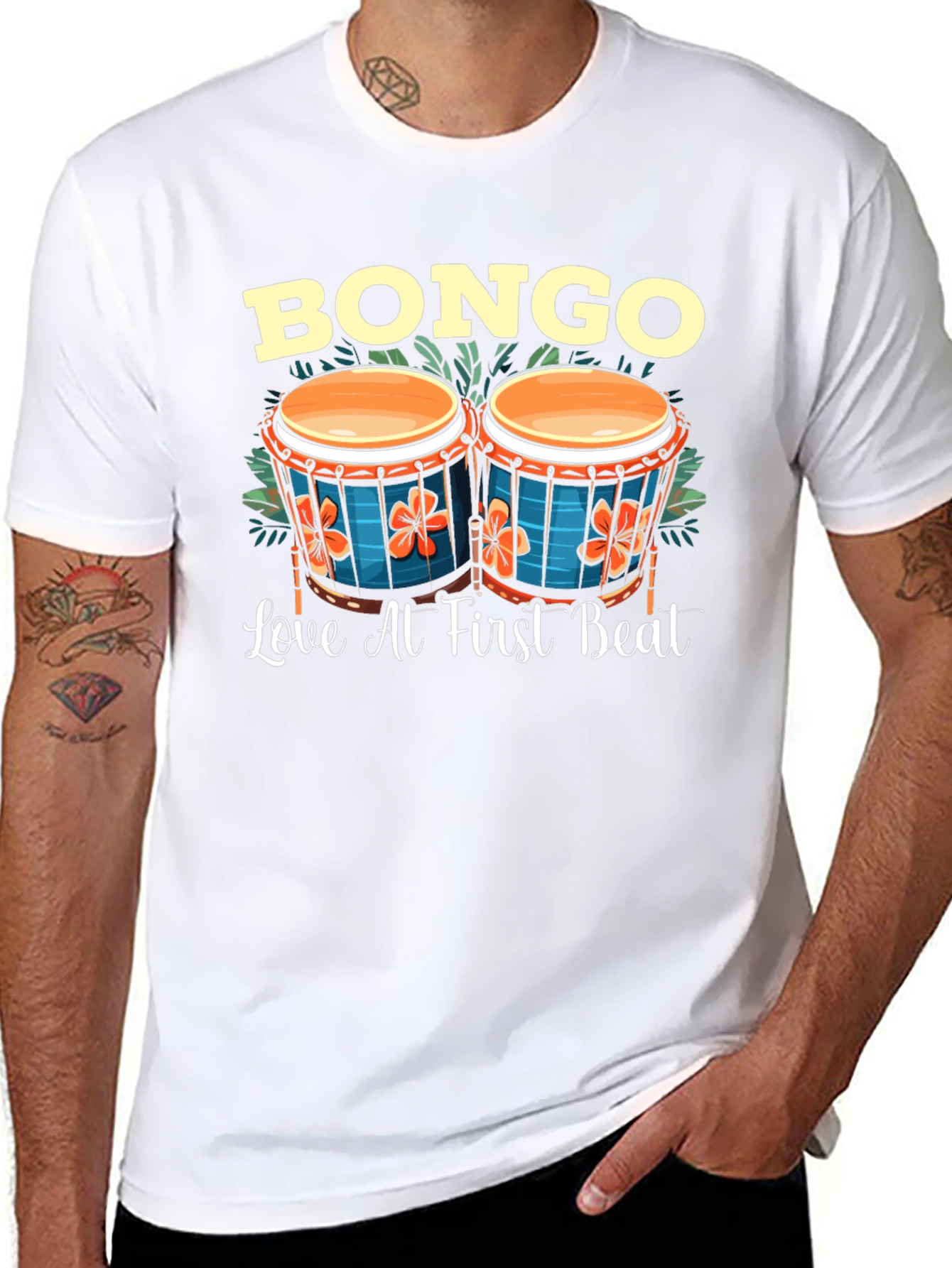 Bongo Love at First Beat Graphic T-Shirt