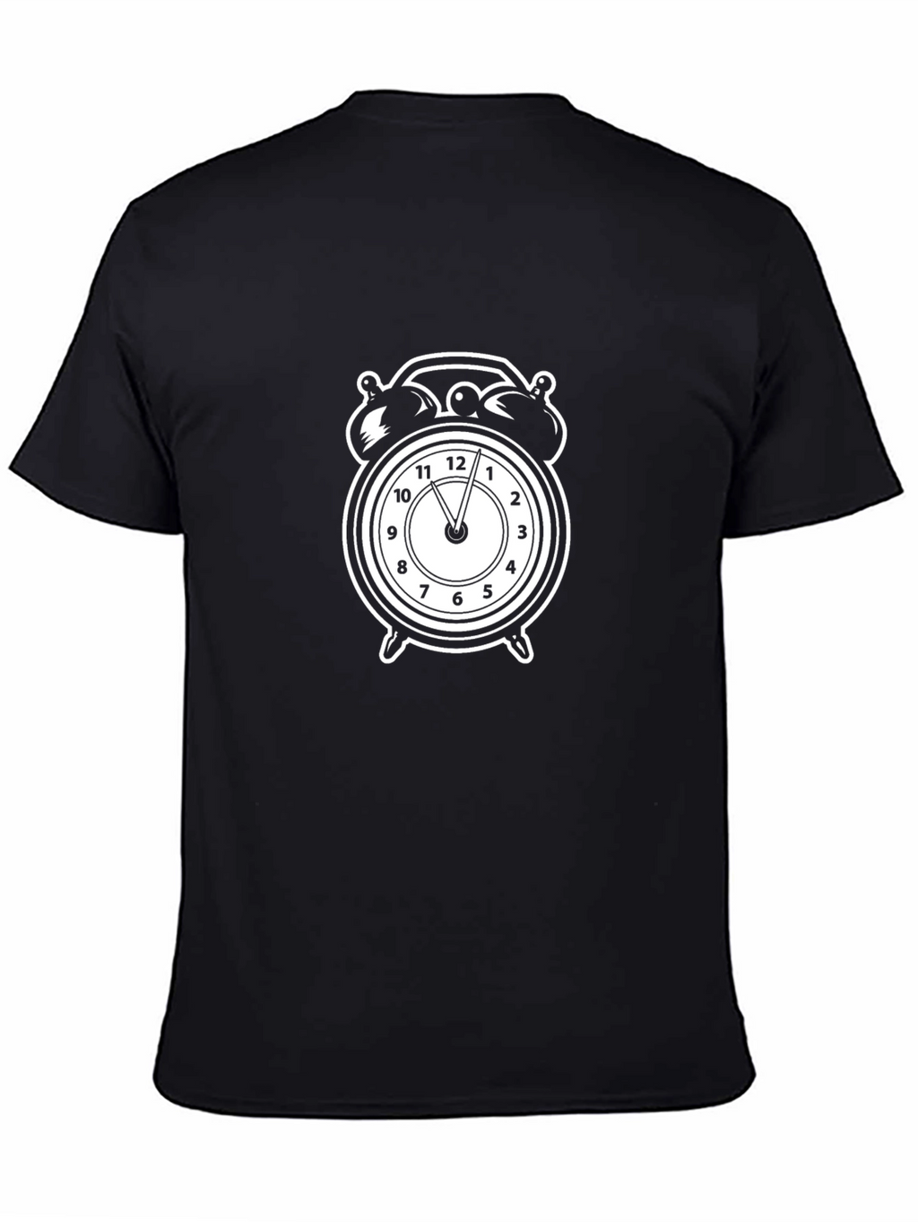 Alarm Clock Graphic Tee - Black T-Shirt