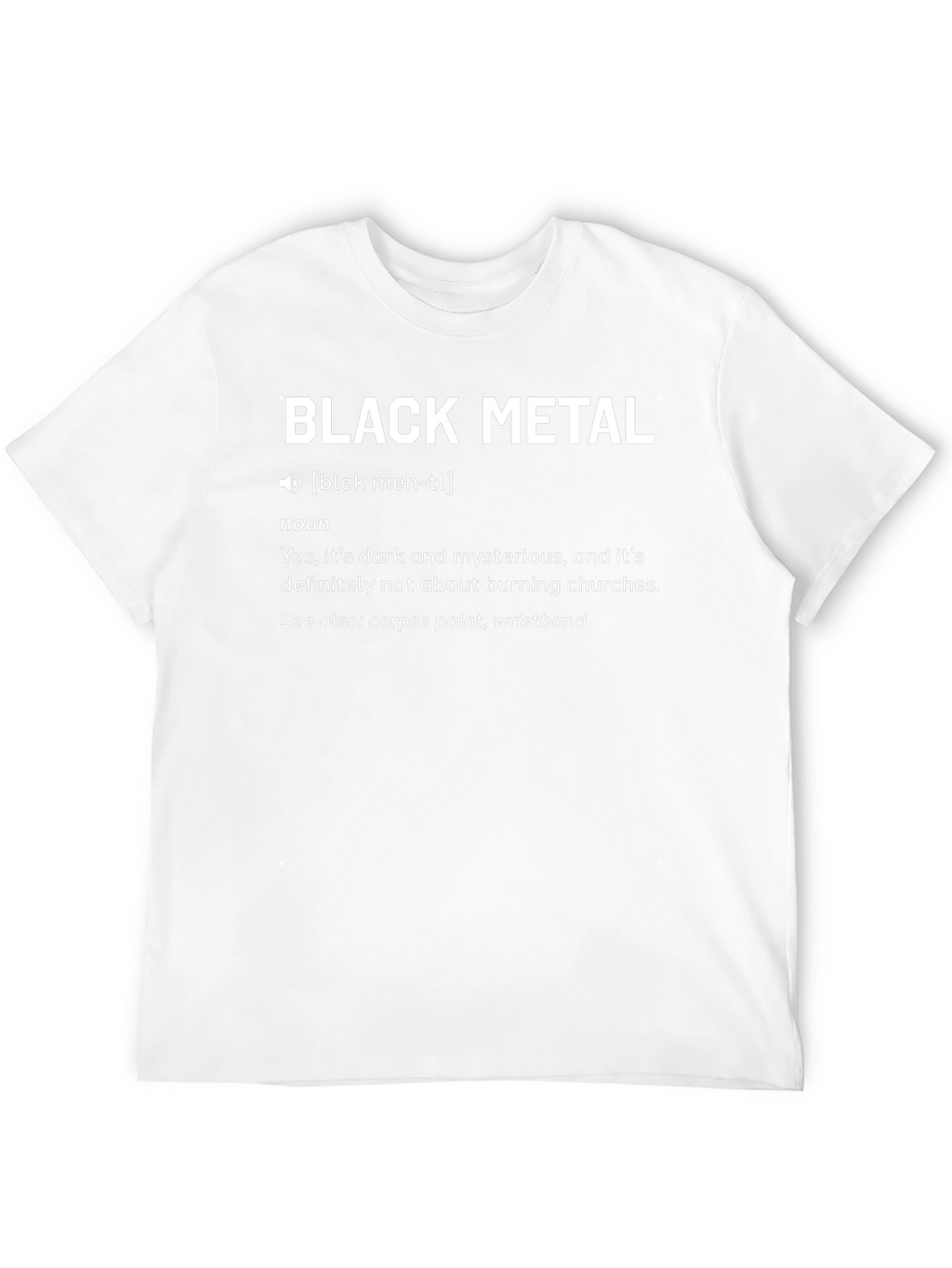 Black Metal Definition Graphic Tee
