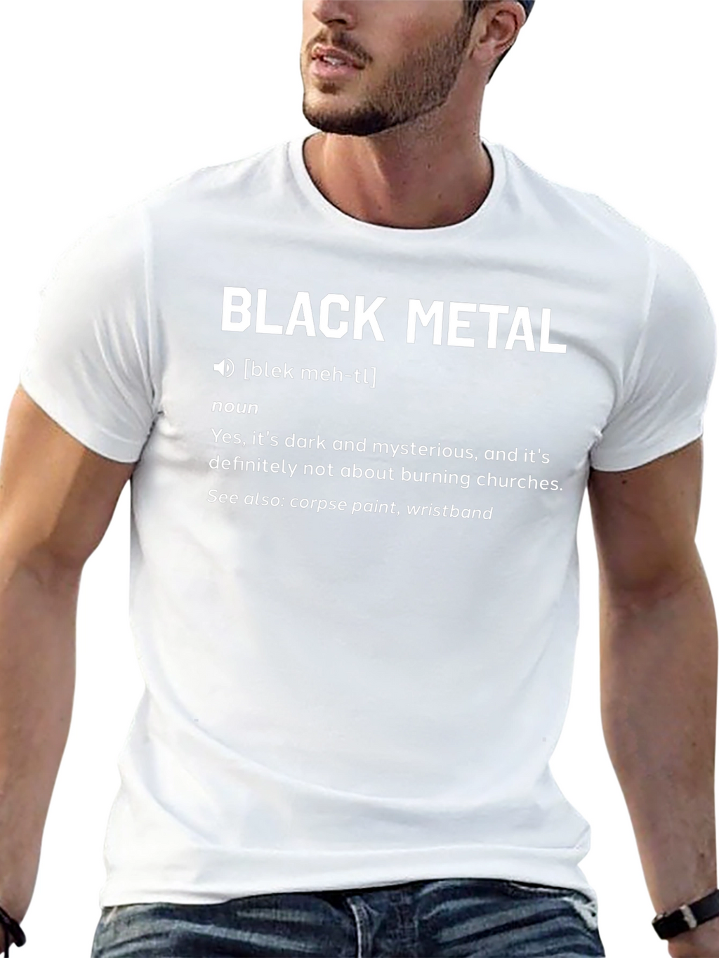 Black Metal Definition Graphic Tee