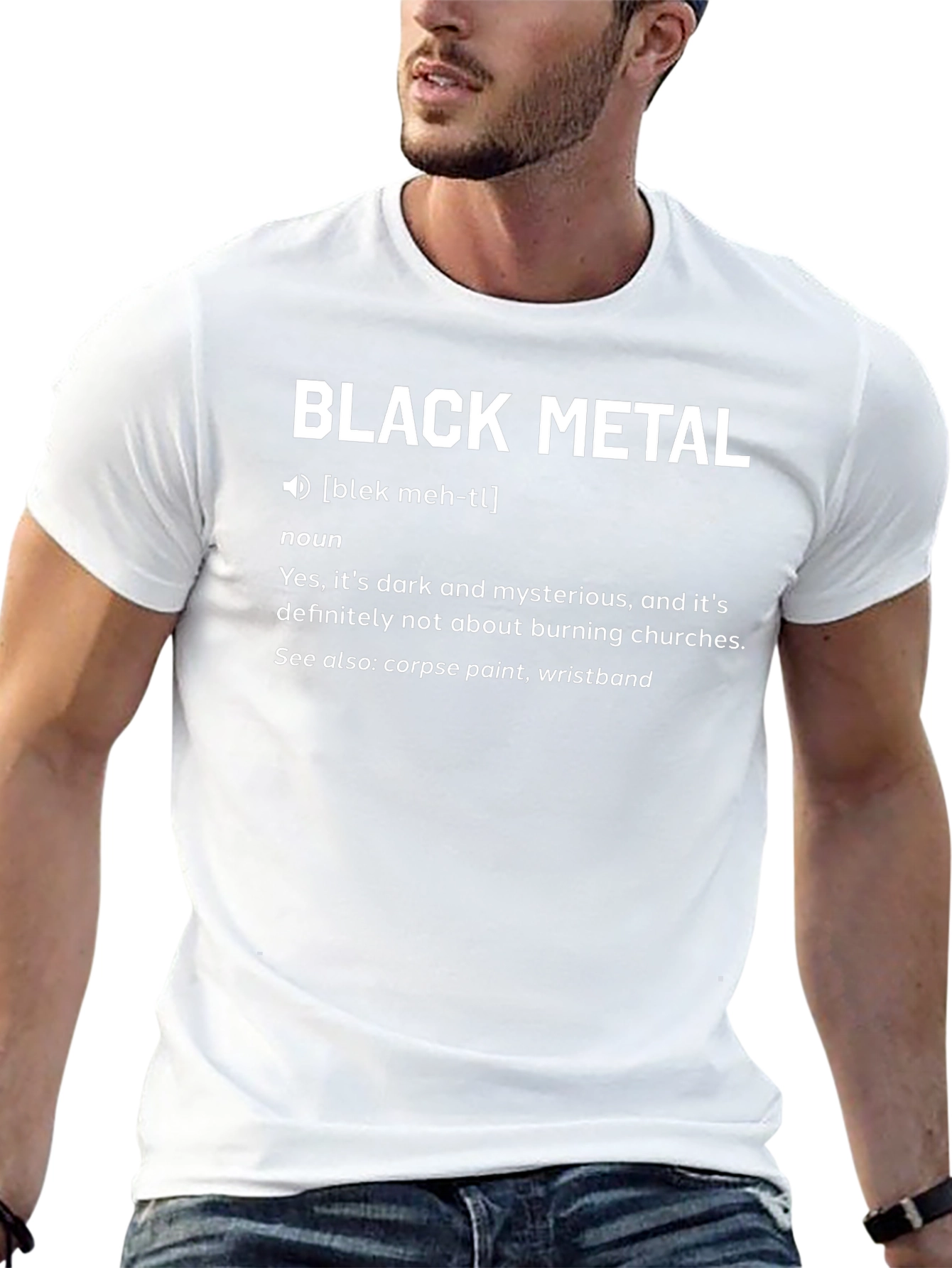 Black Metal Definition Graphic Tee
