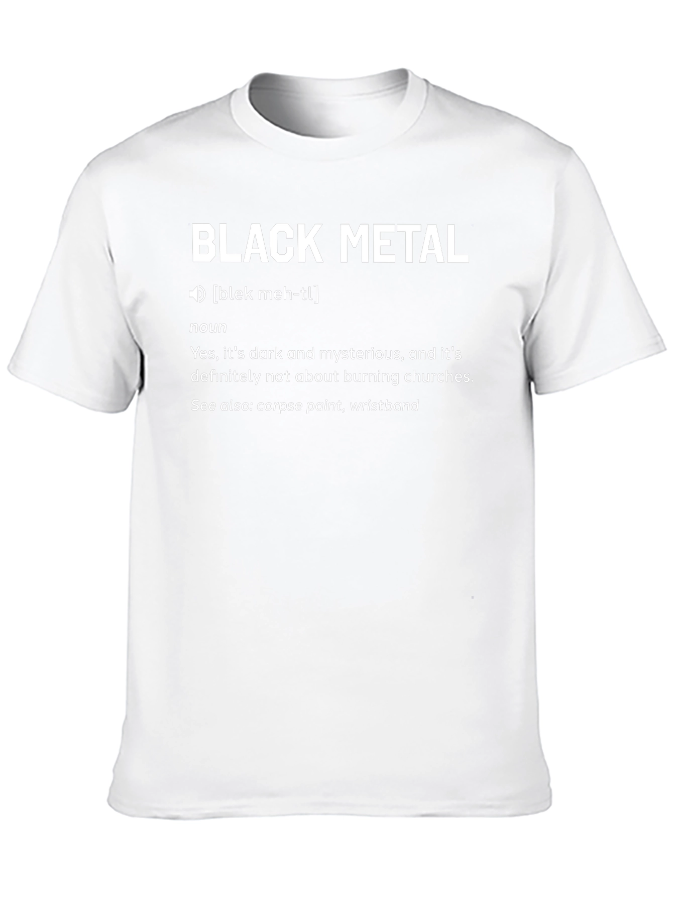 Black Metal Definition Graphic Tee