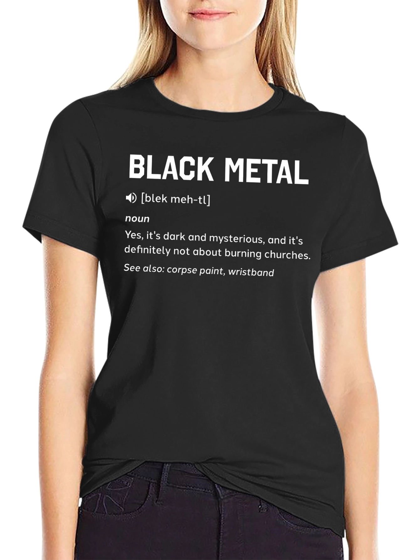 Black Metal Definition Graphic Tee