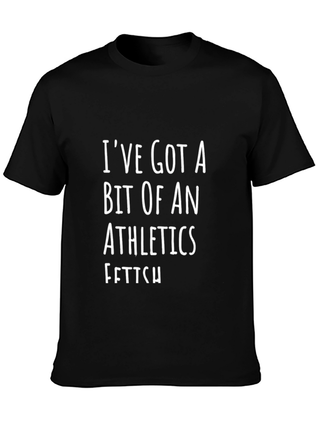 Athletics Fetish Graphic Tee - Black