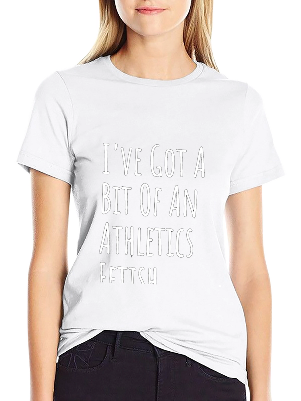 Athletics Fetish Graphic Tee - Black