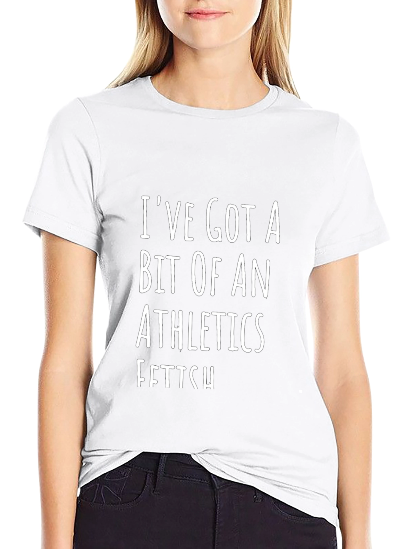 Athletics Fetish Graphic Tee - Black