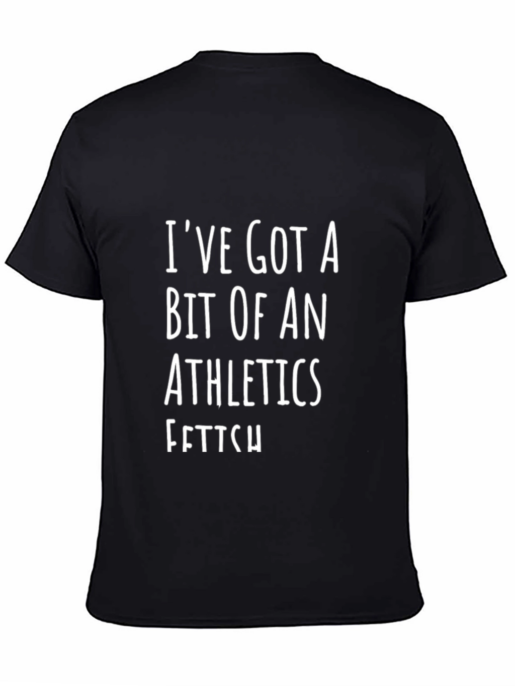 Athletics Fetish Graphic Tee - Black