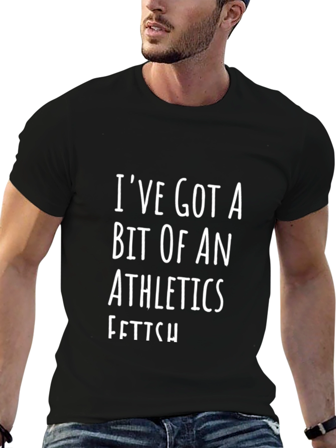 Athletics Fetish Graphic Tee - Black