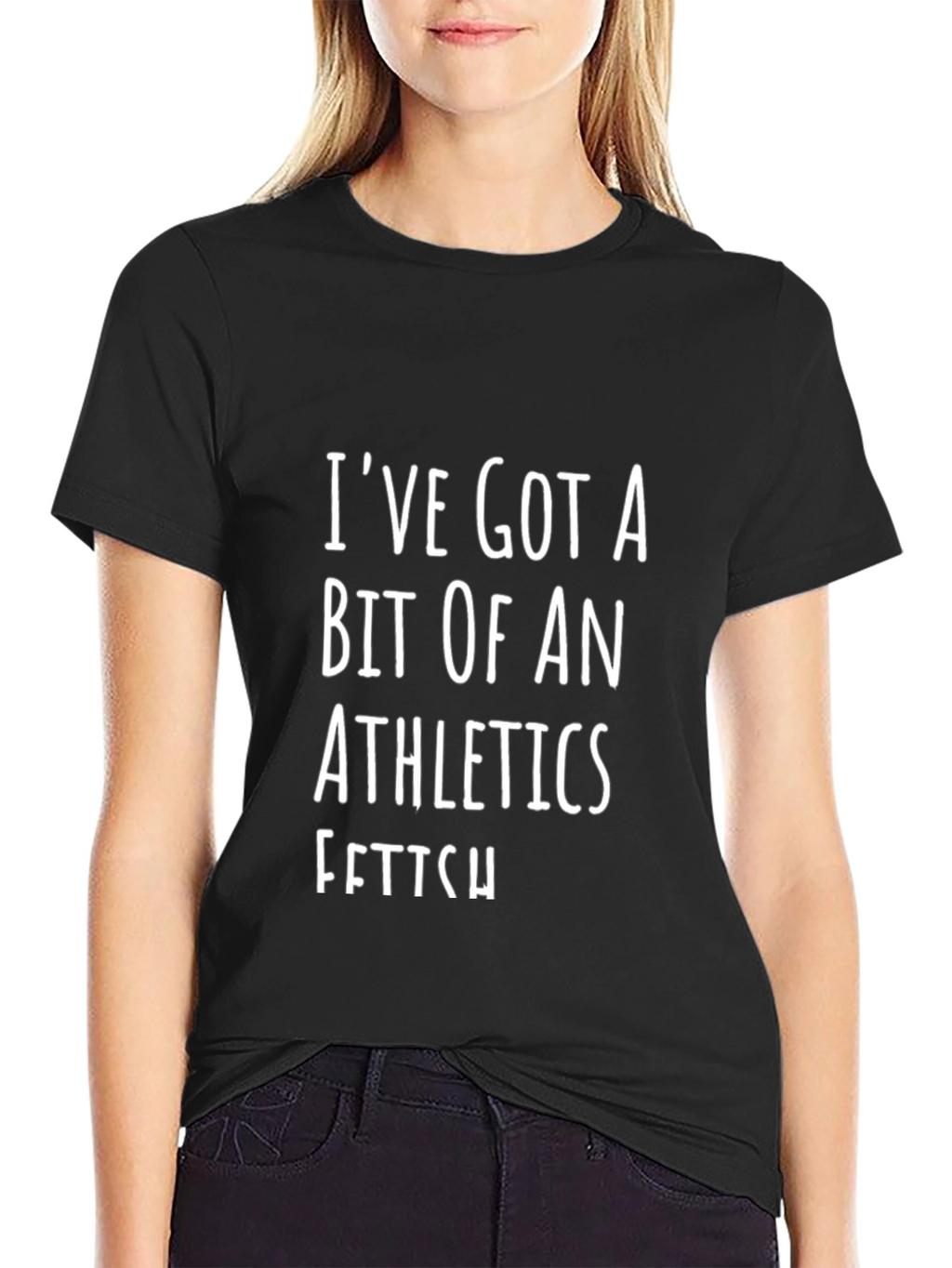 Athletics Fetish Graphic Tee - Black