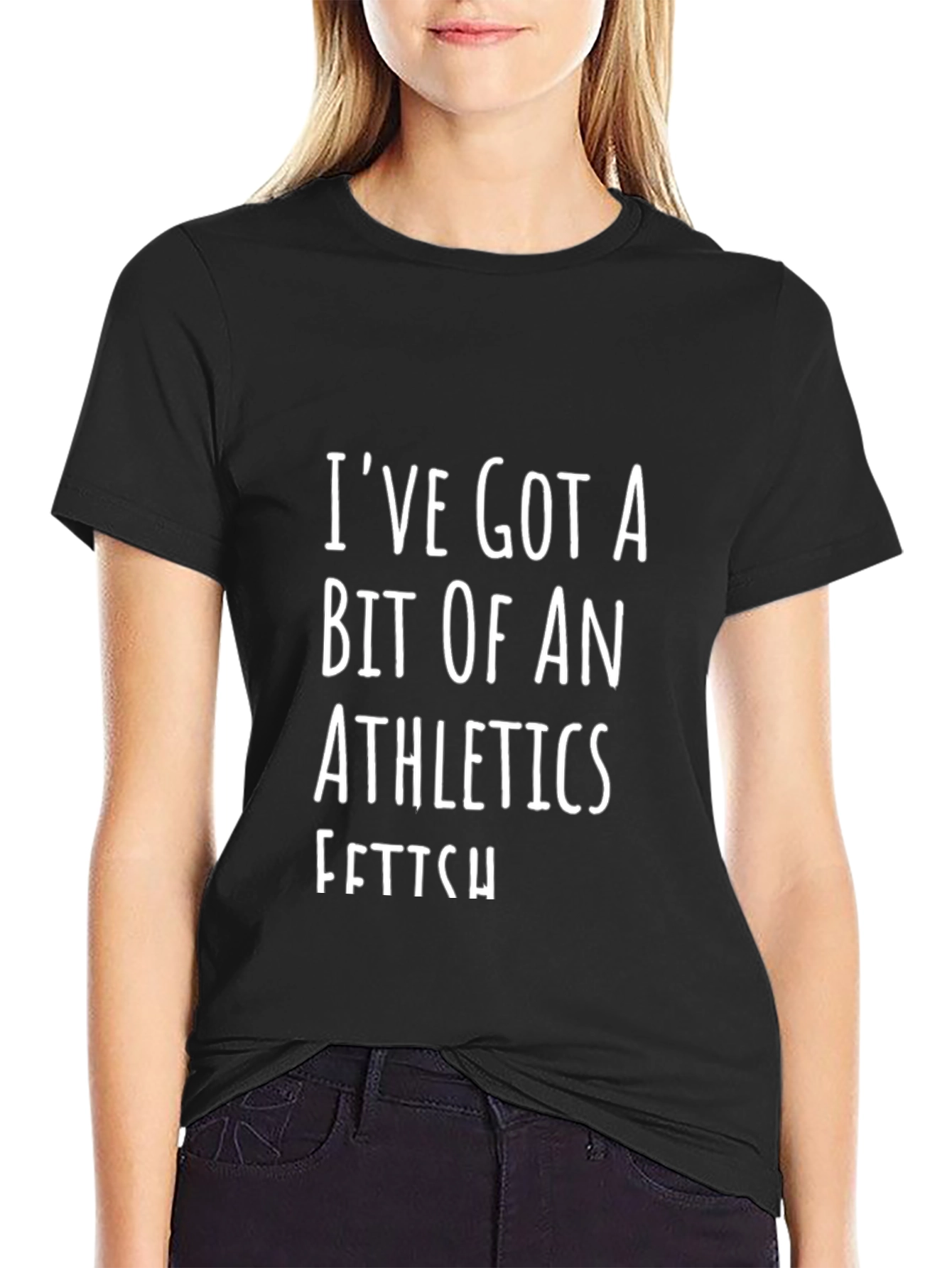Athletics Fetish Graphic Tee - Black