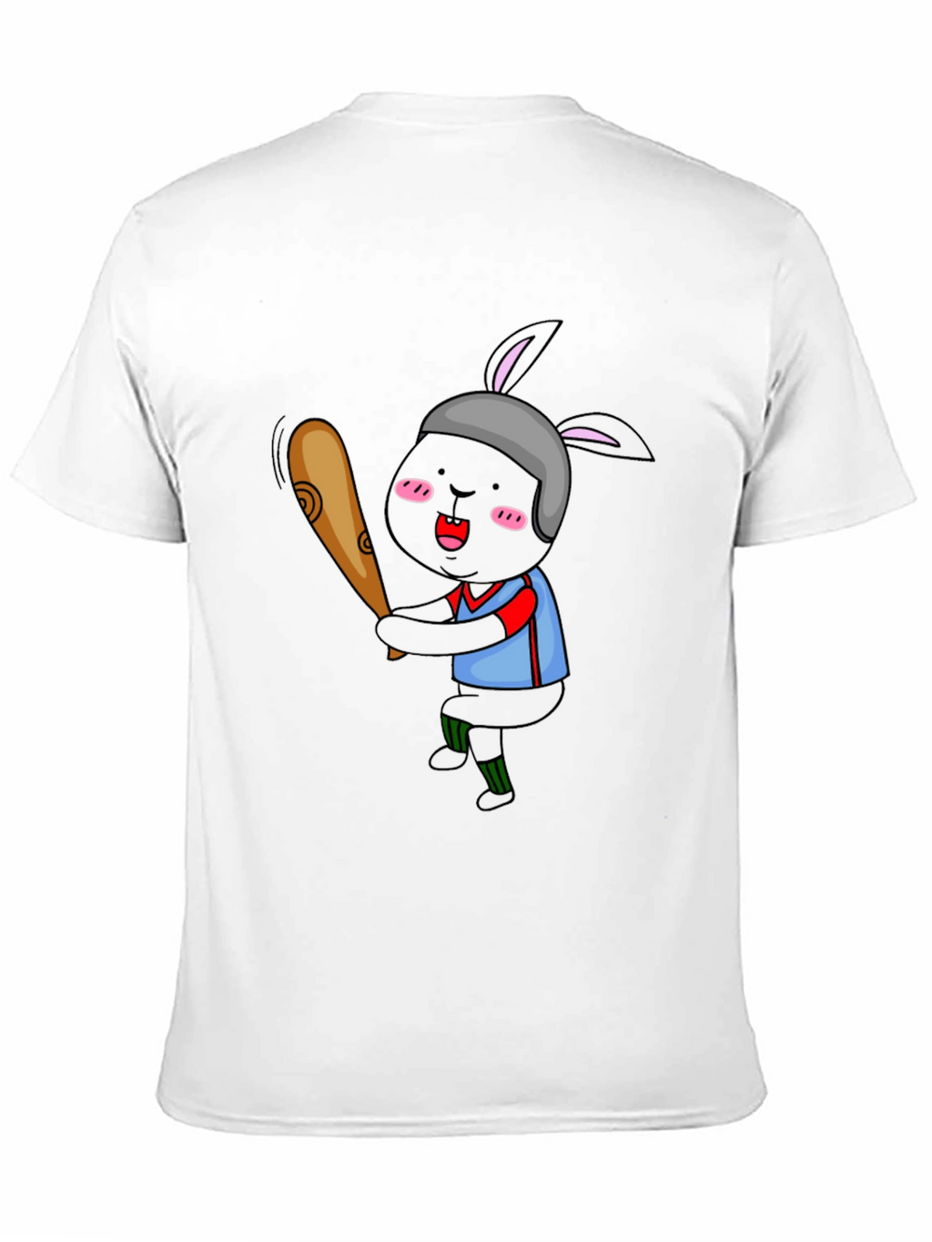 Baseball Bunny Graphic T-Shirt