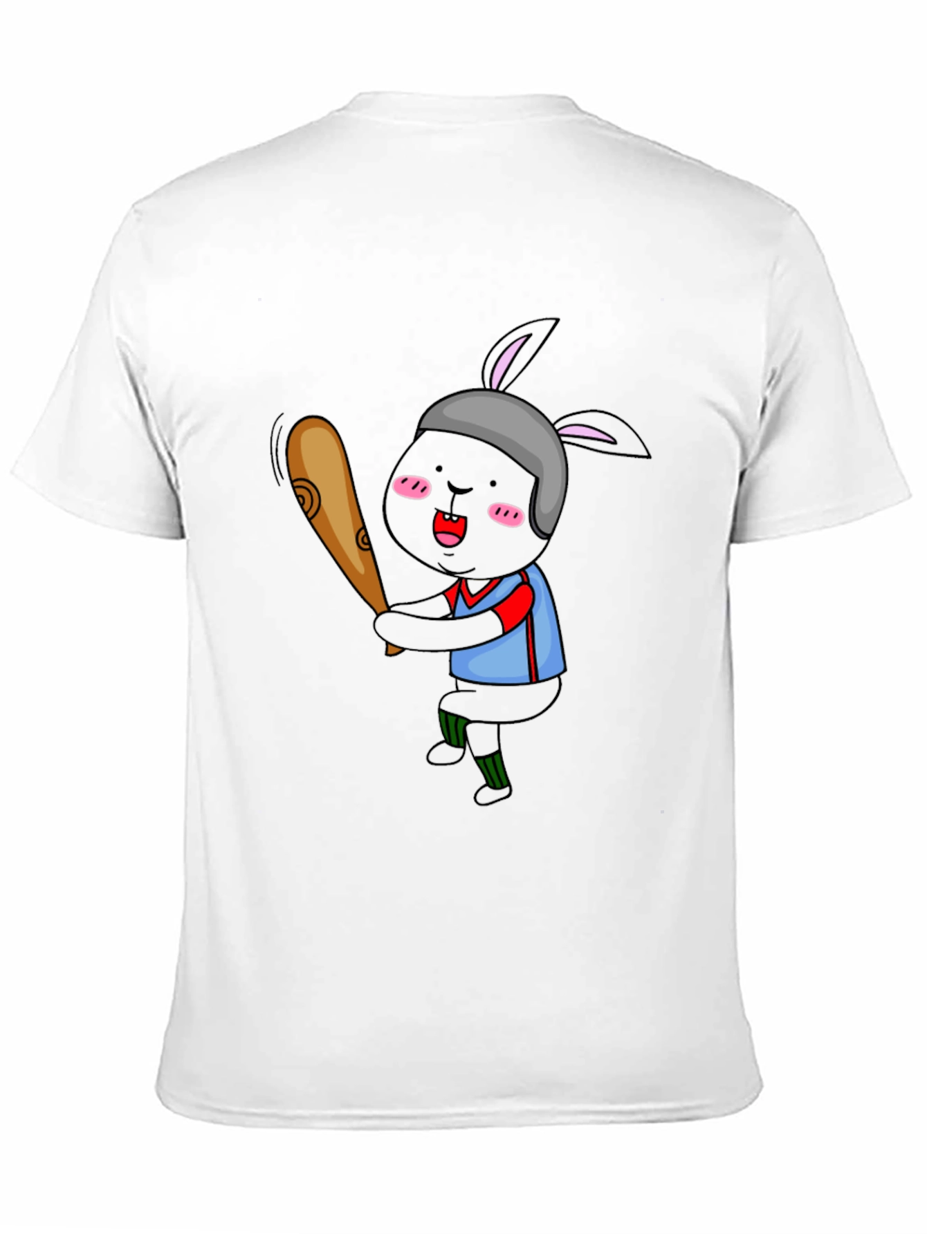 Baseball Bunny Graphic T-Shirt