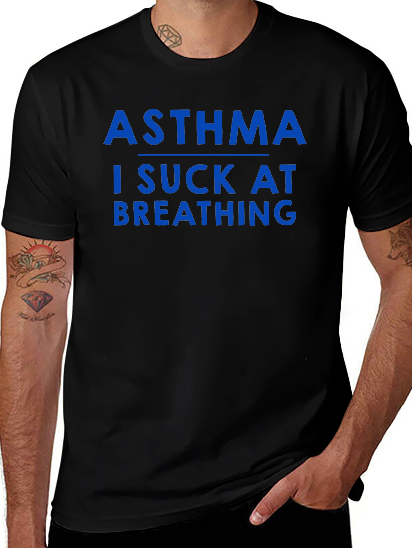 Asthma I Suck At Breathing T-Shirt
