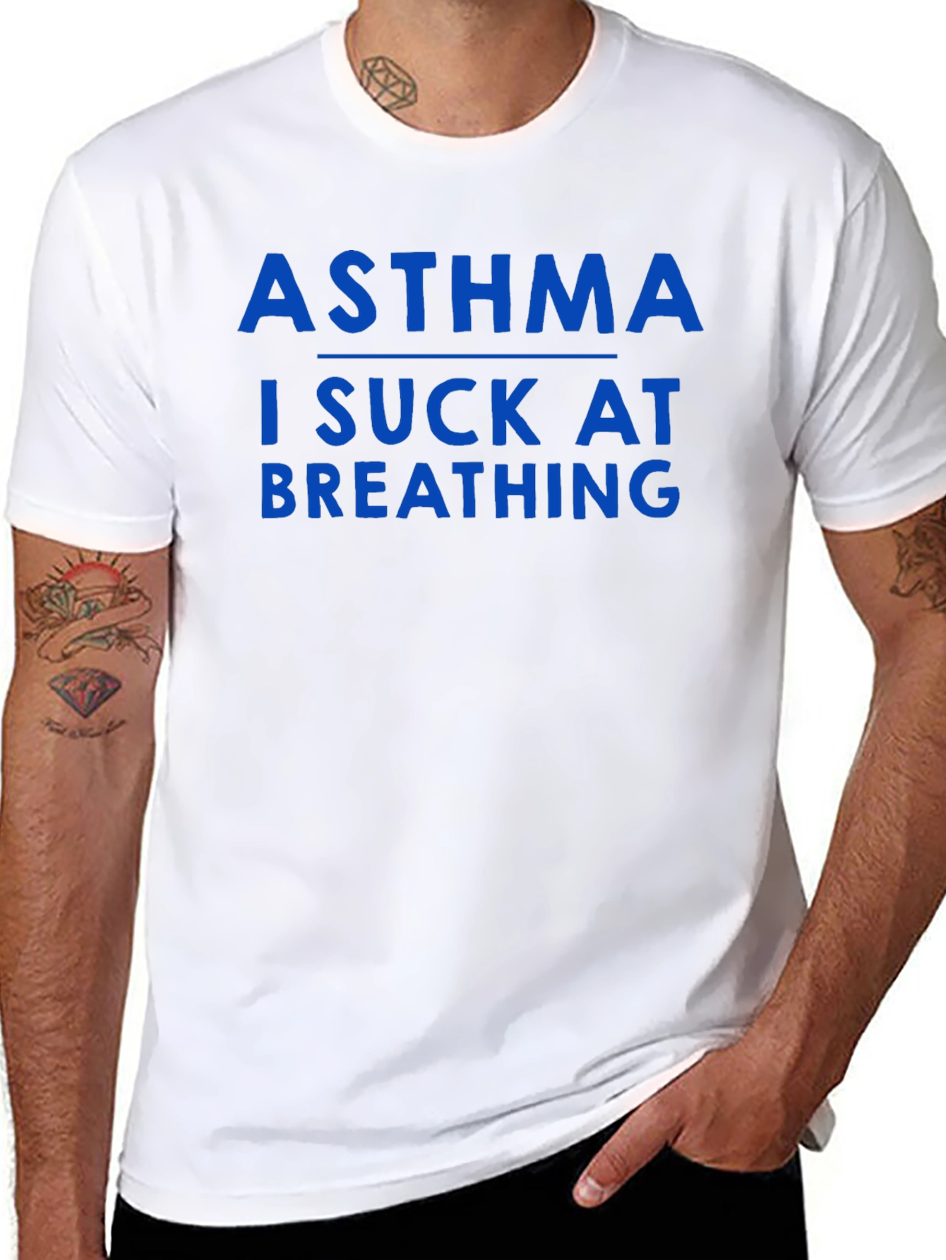 Asthma I Suck At Breathing T-Shirt