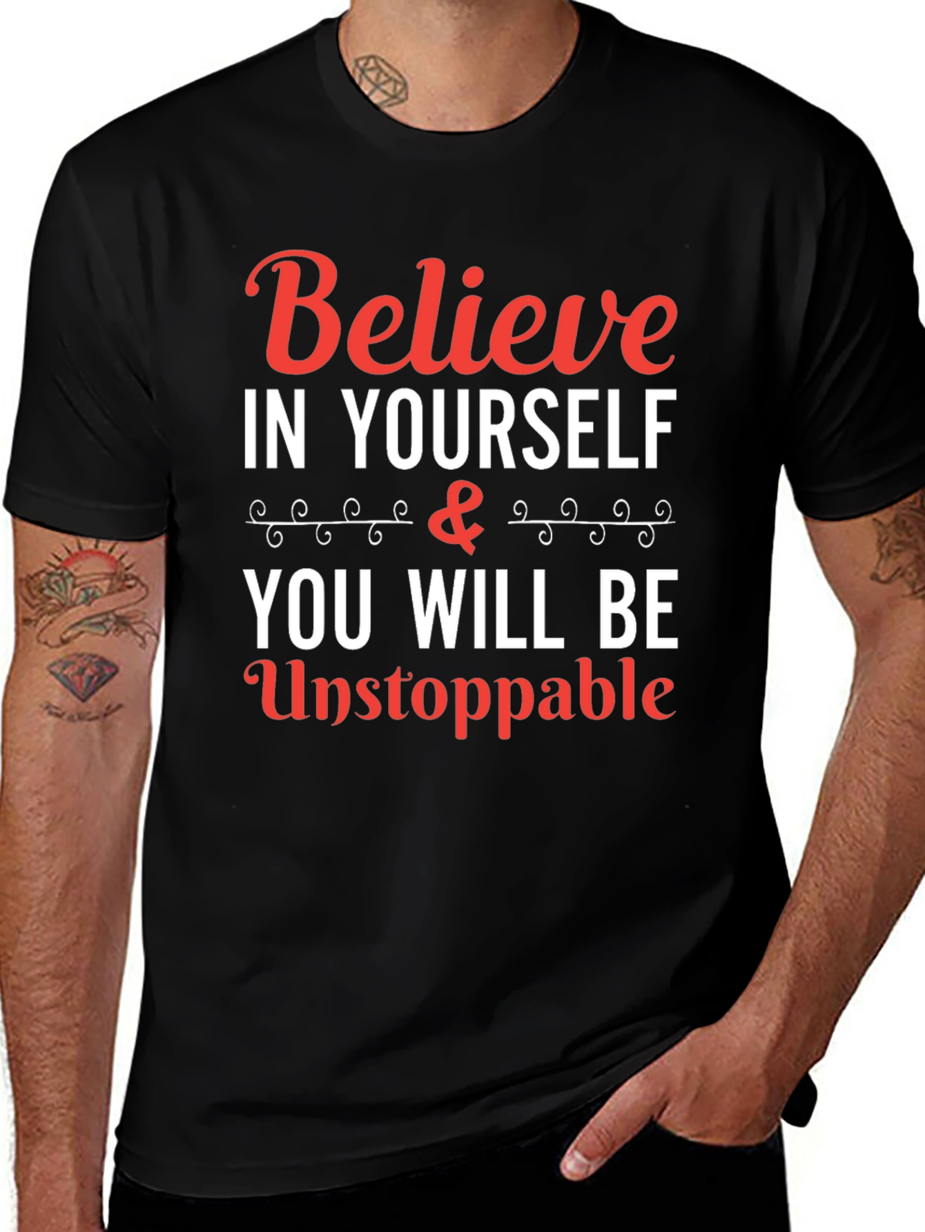Believe in Yourself T-Shirt - Inspirational Graphic Tee