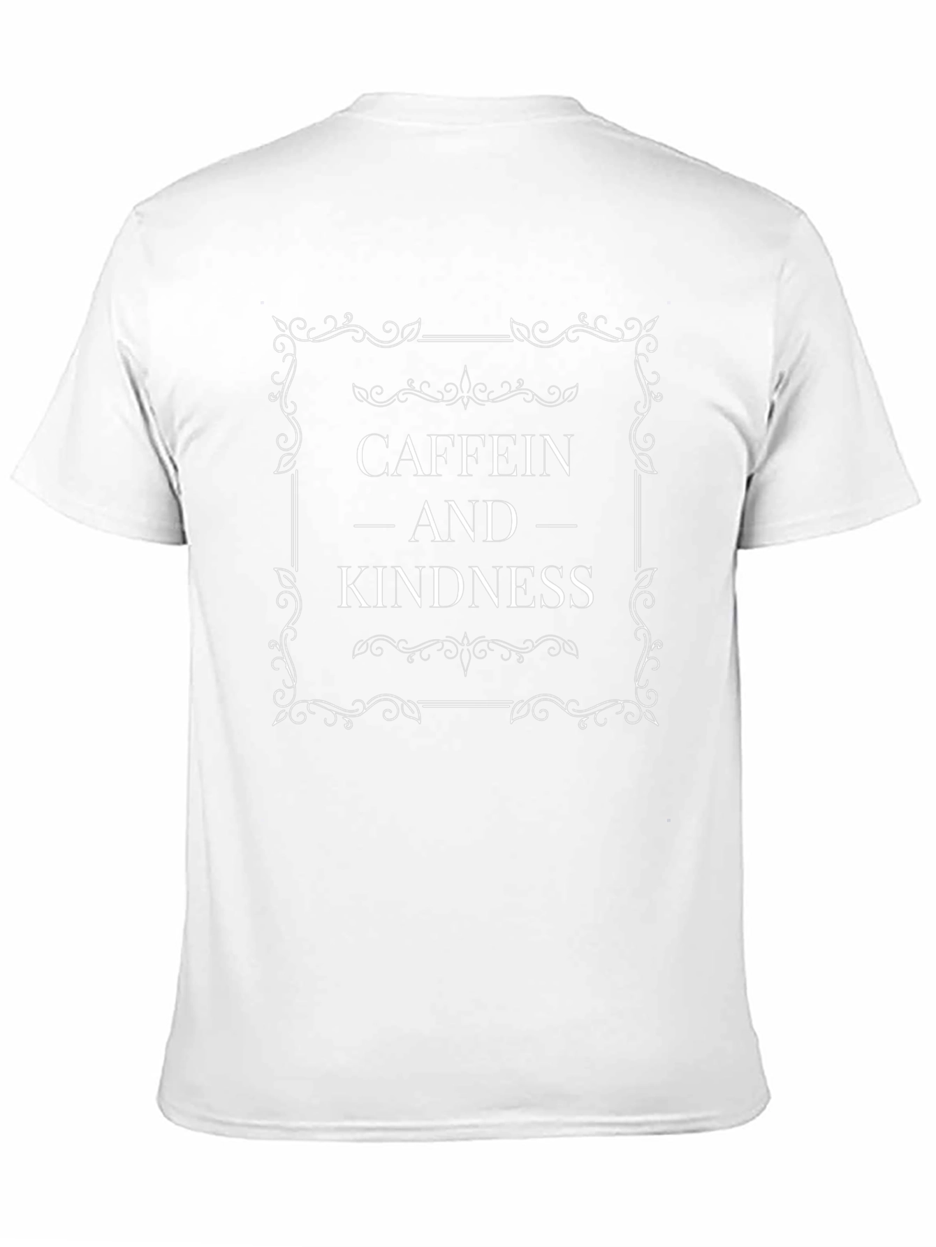 Caffein and Kindness Graphic Tee - Soft Cotton Blend T-Shirt