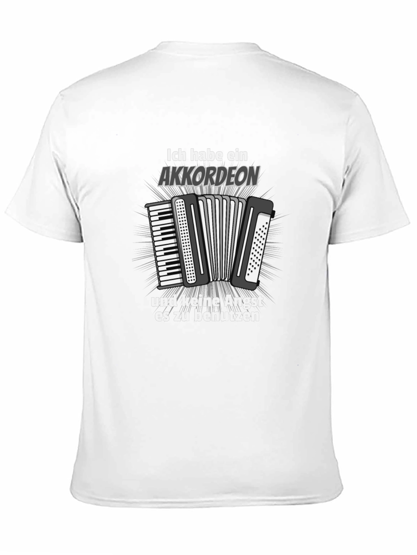 Accordion Player T-Shirt - German Slogan Graphic Tee