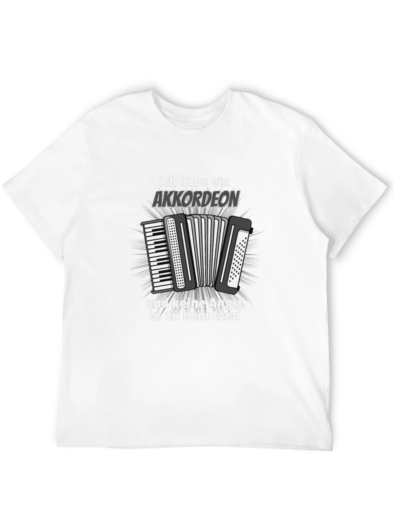 Accordion Player T-Shirt - German Slogan Graphic Tee