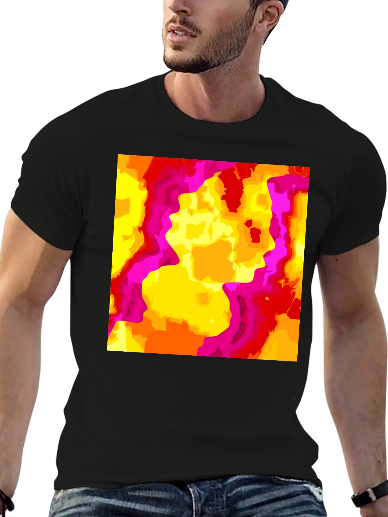 Abstract Art Tee - Vibrant Graphic Design