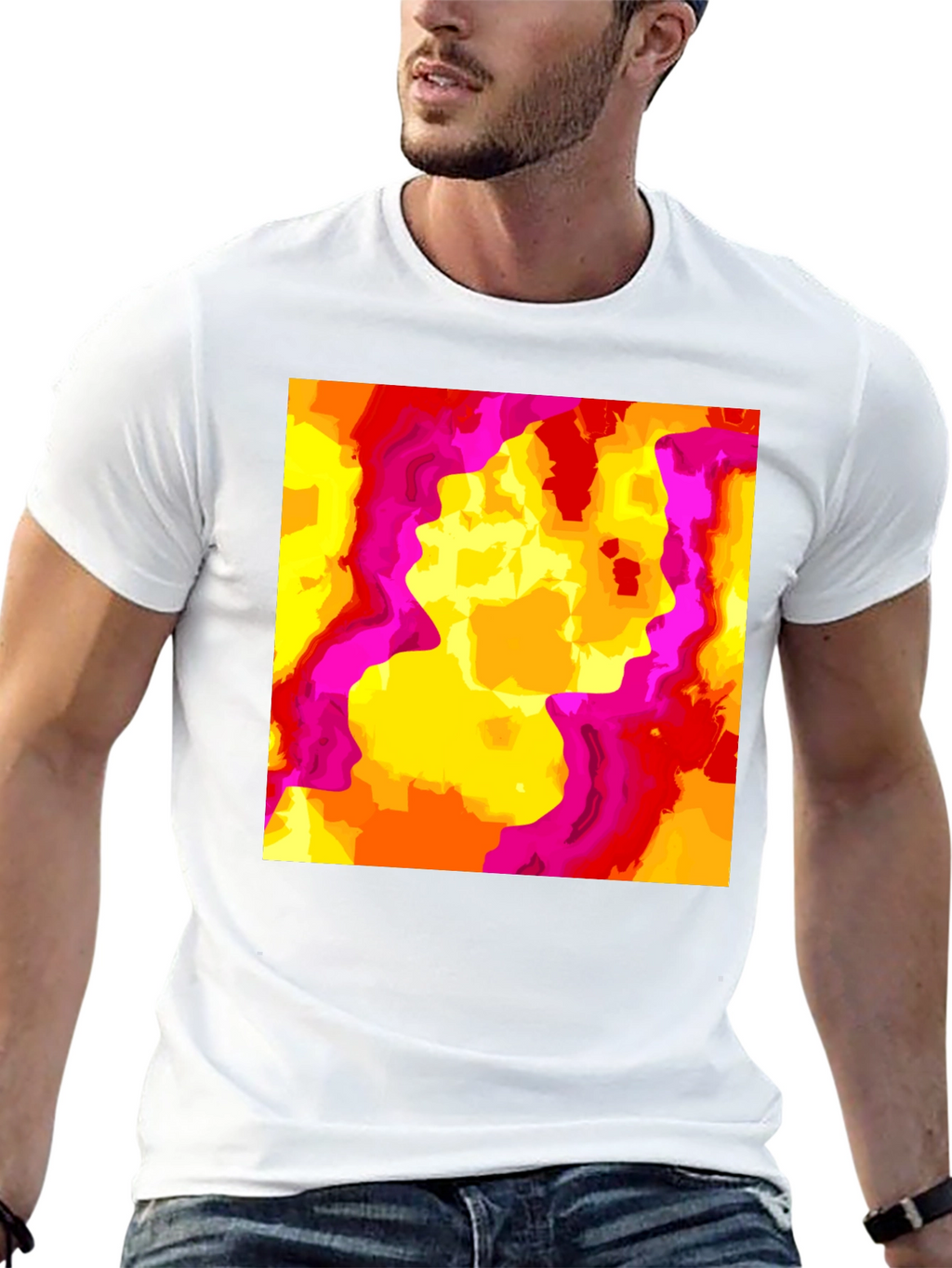 Abstract Art Tee - Vibrant Graphic Design