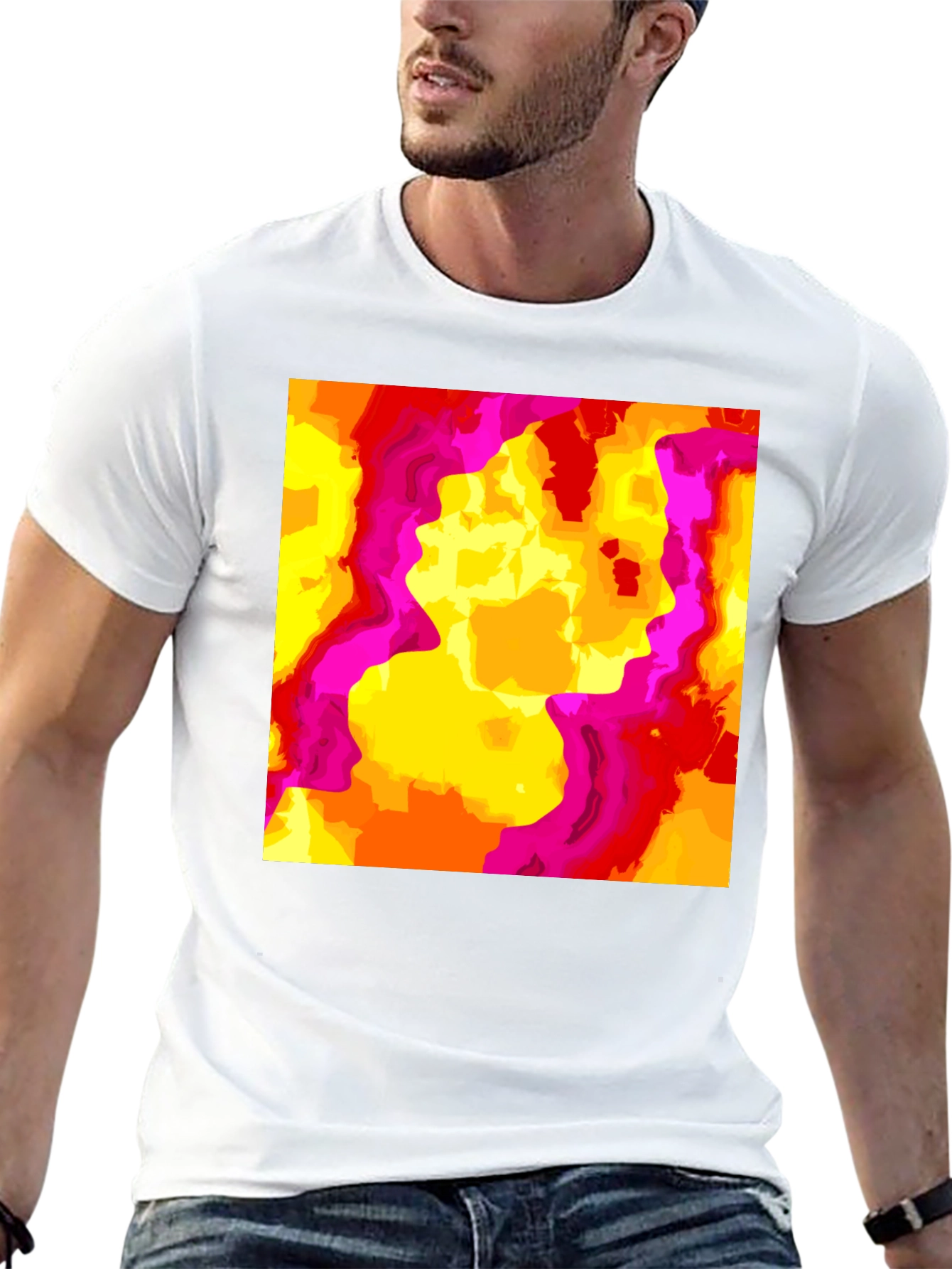 Abstract Art Tee - Vibrant Graphic Design
