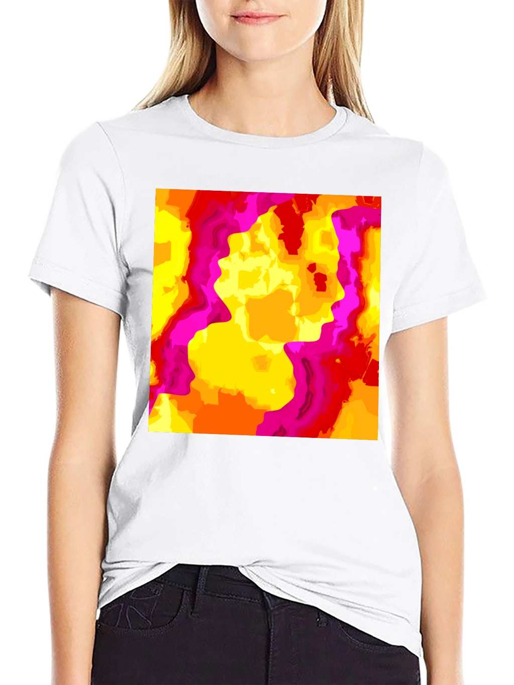 Abstract Art Tee - Vibrant Graphic Design