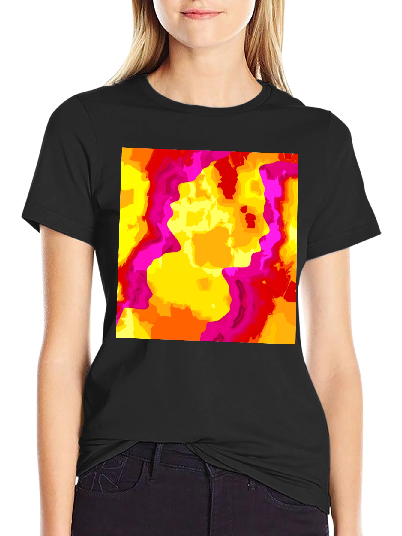 Abstract Art Tee - Vibrant Graphic Design