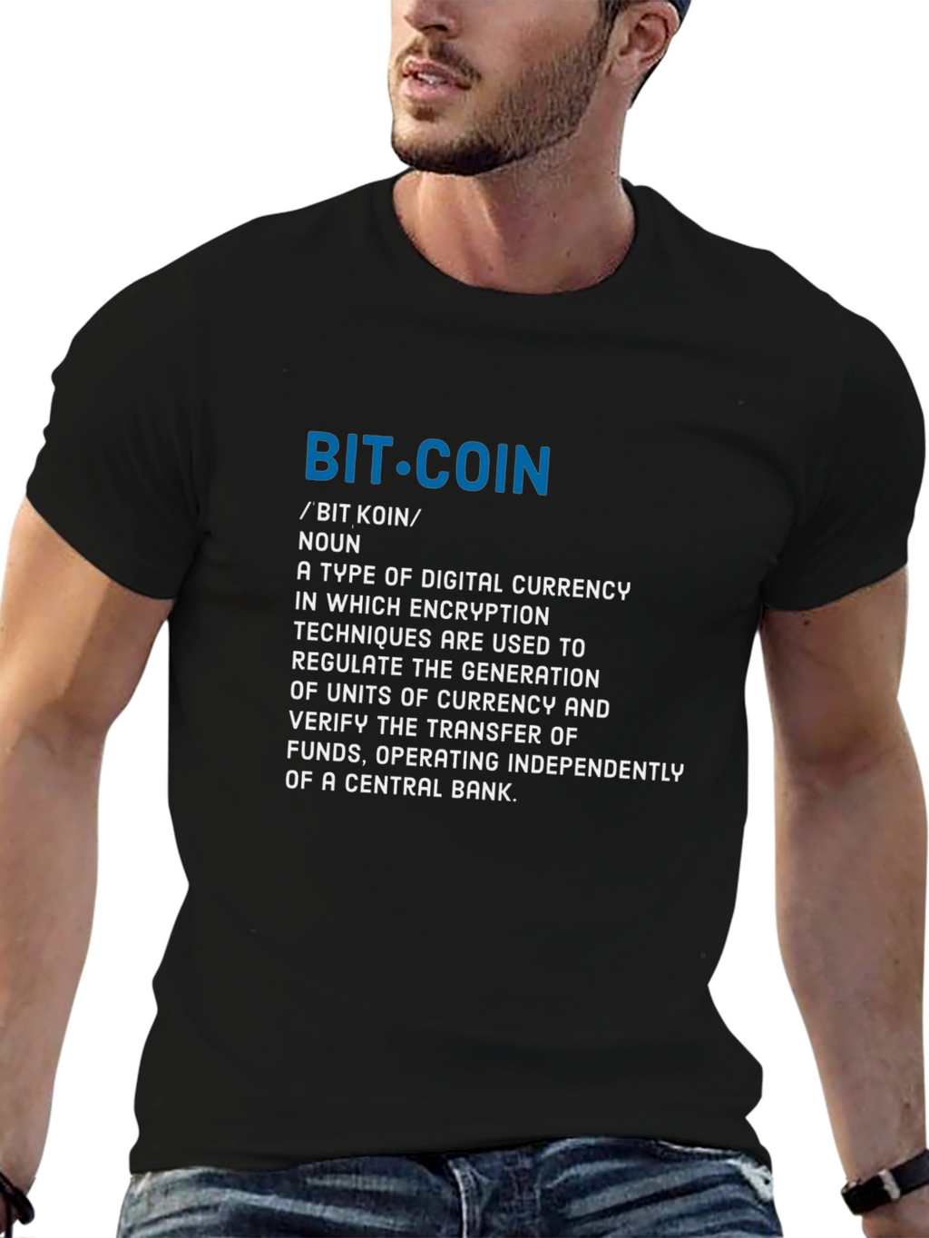 Bitcoin Definition T-Shirt - Crypto Currency Tee