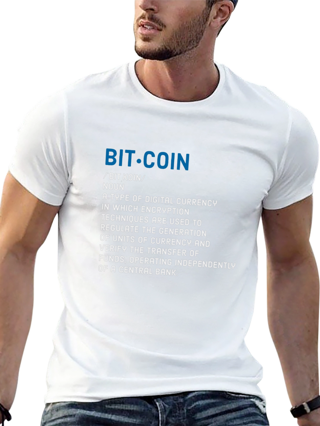 Bitcoin Definition T-Shirt - Crypto Currency Tee