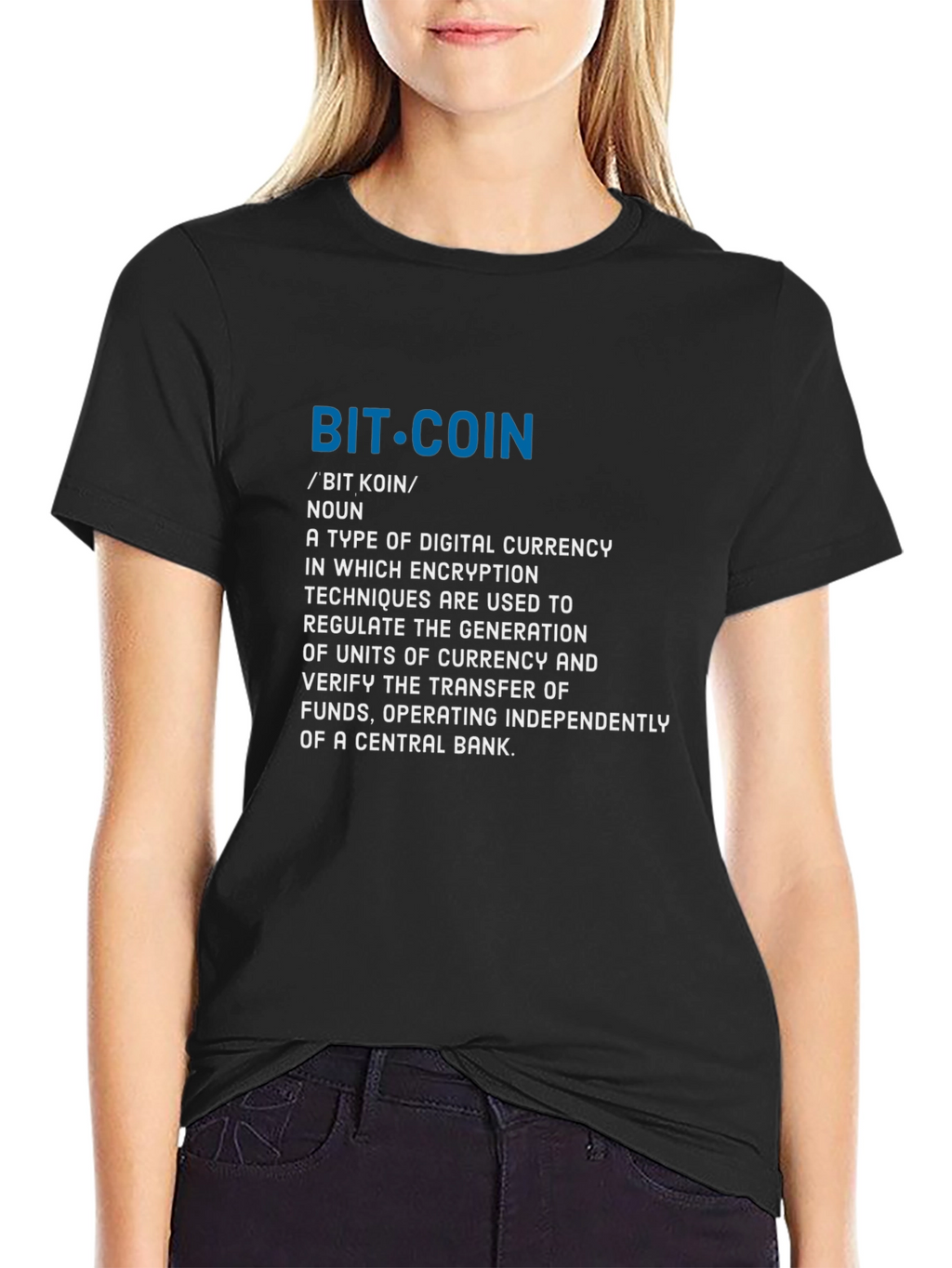 Bitcoin Definition T-Shirt - Crypto Currency Tee