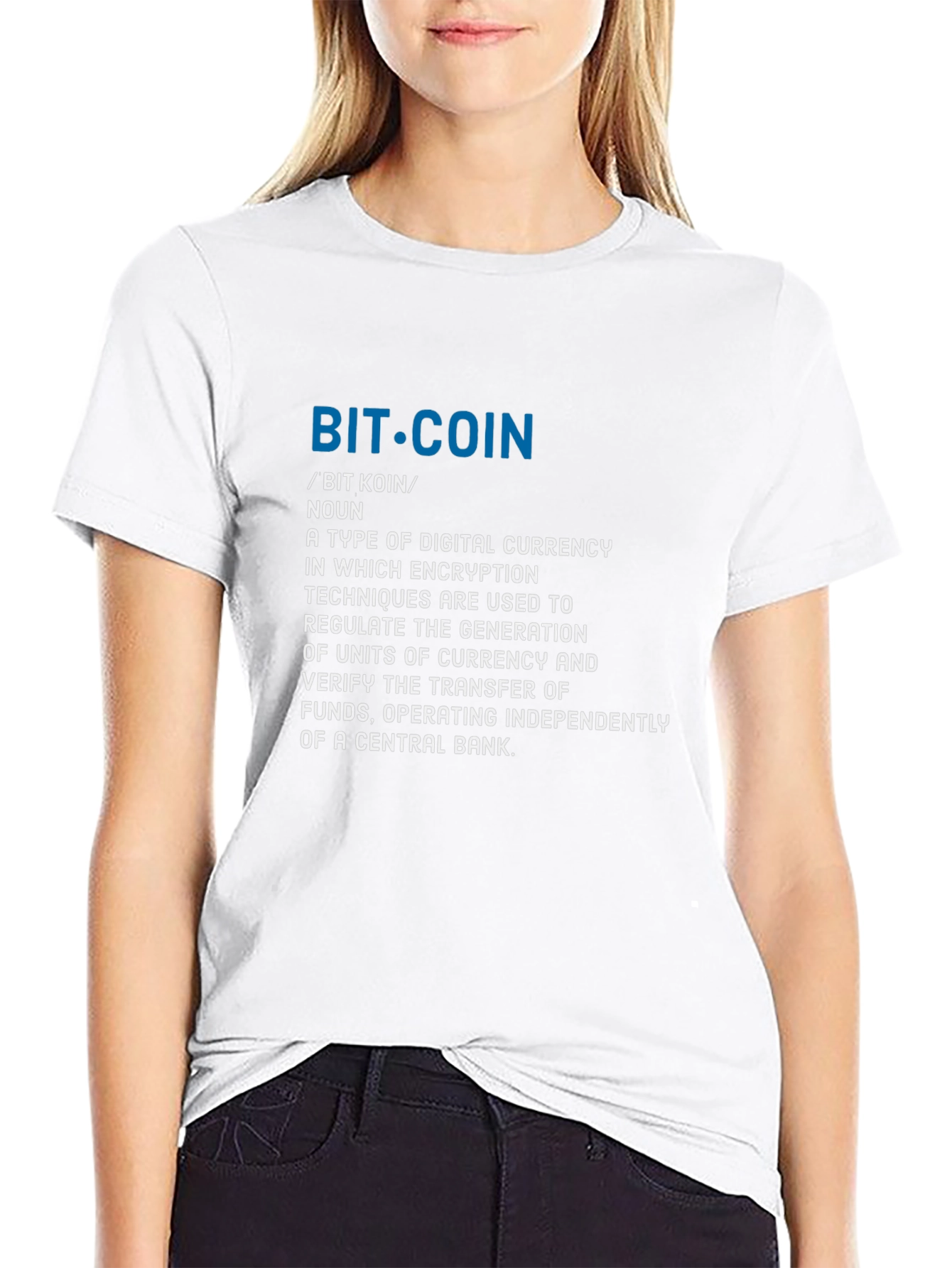 Bitcoin Definition T-Shirt - Crypto Currency Tee