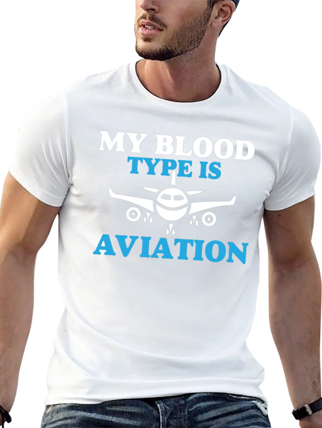 Aviation Blood Type T-Shirt