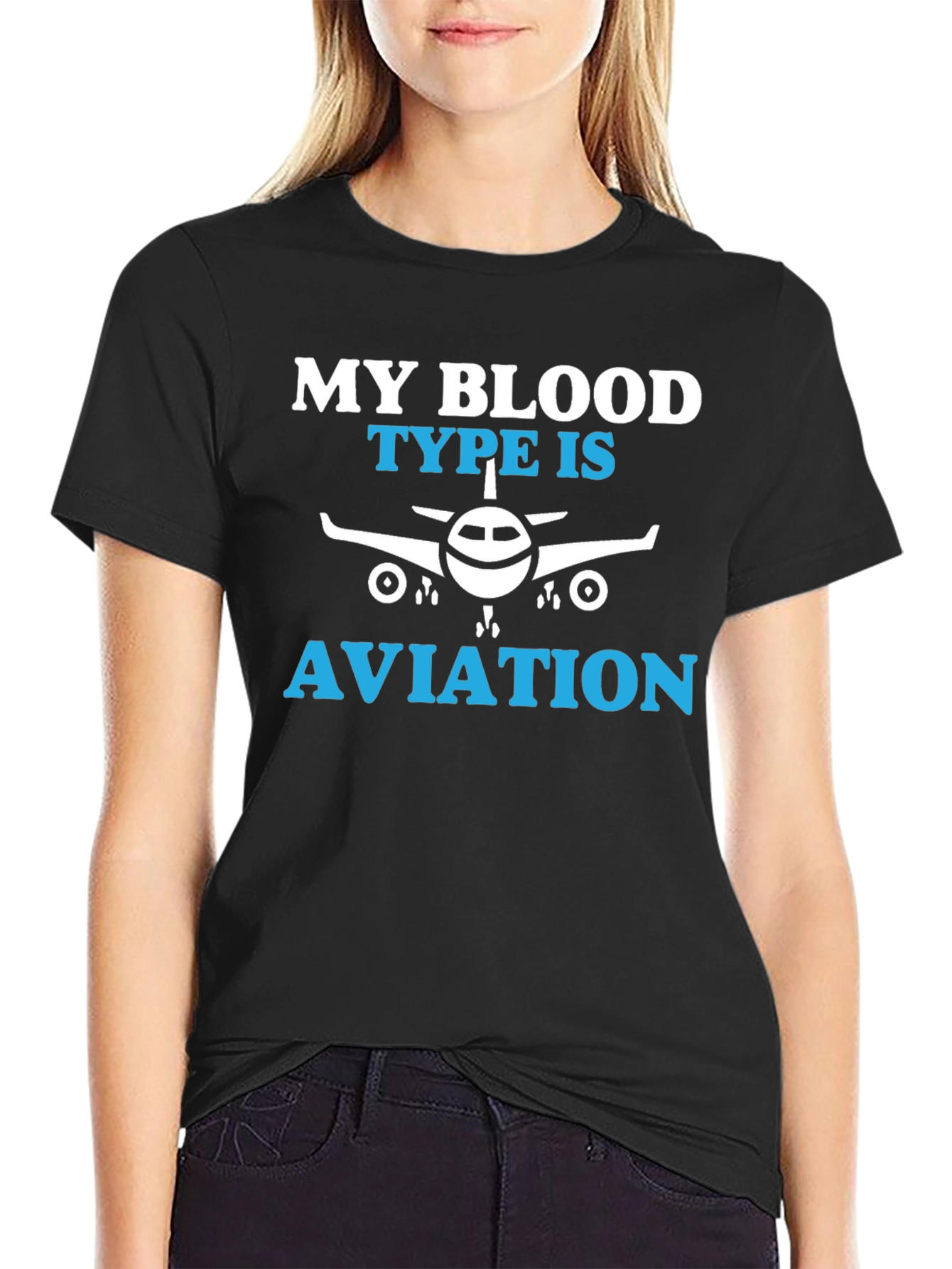 Aviation Blood Type T-Shirt