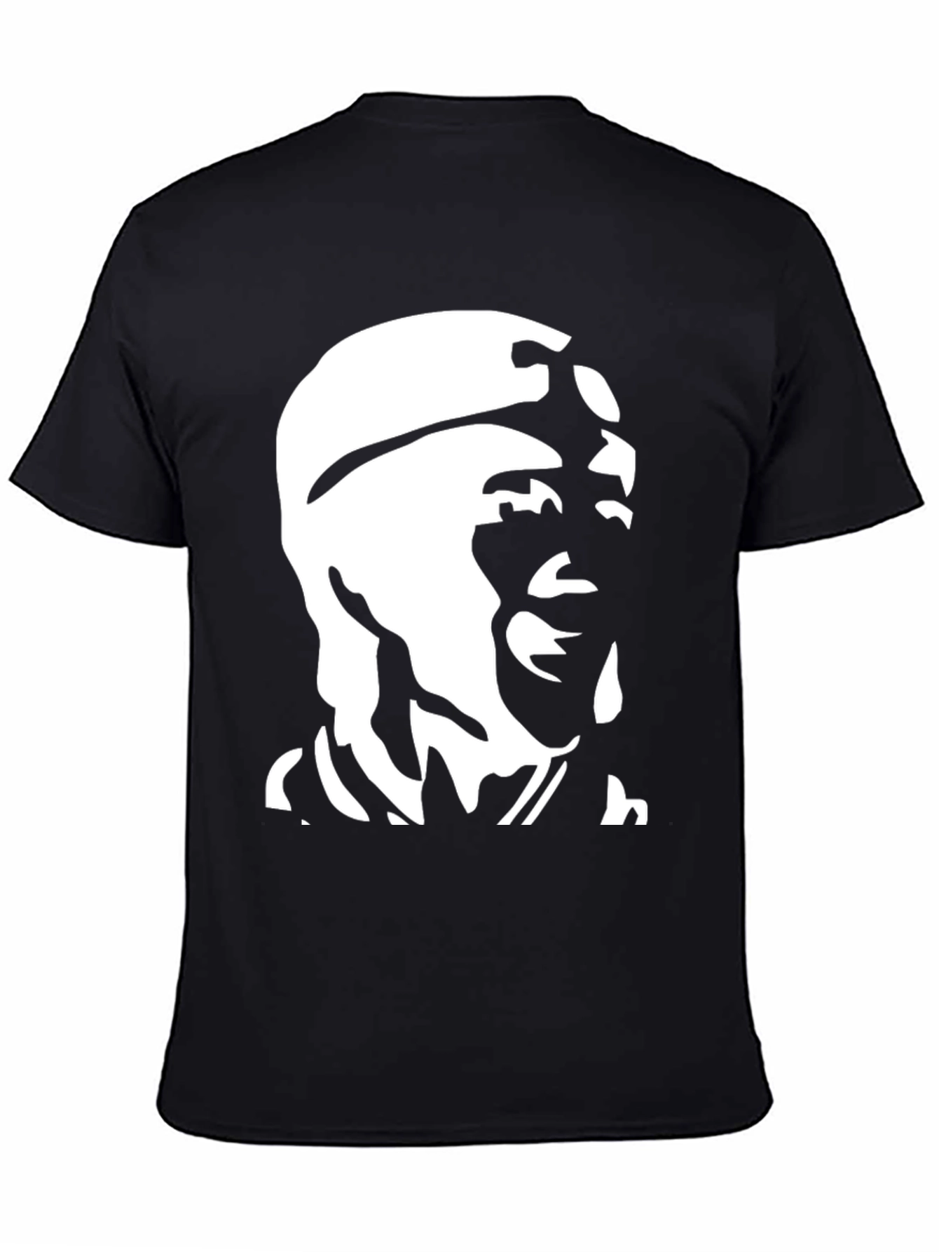 Bold Graphic Print Crew Neck T-Shirt