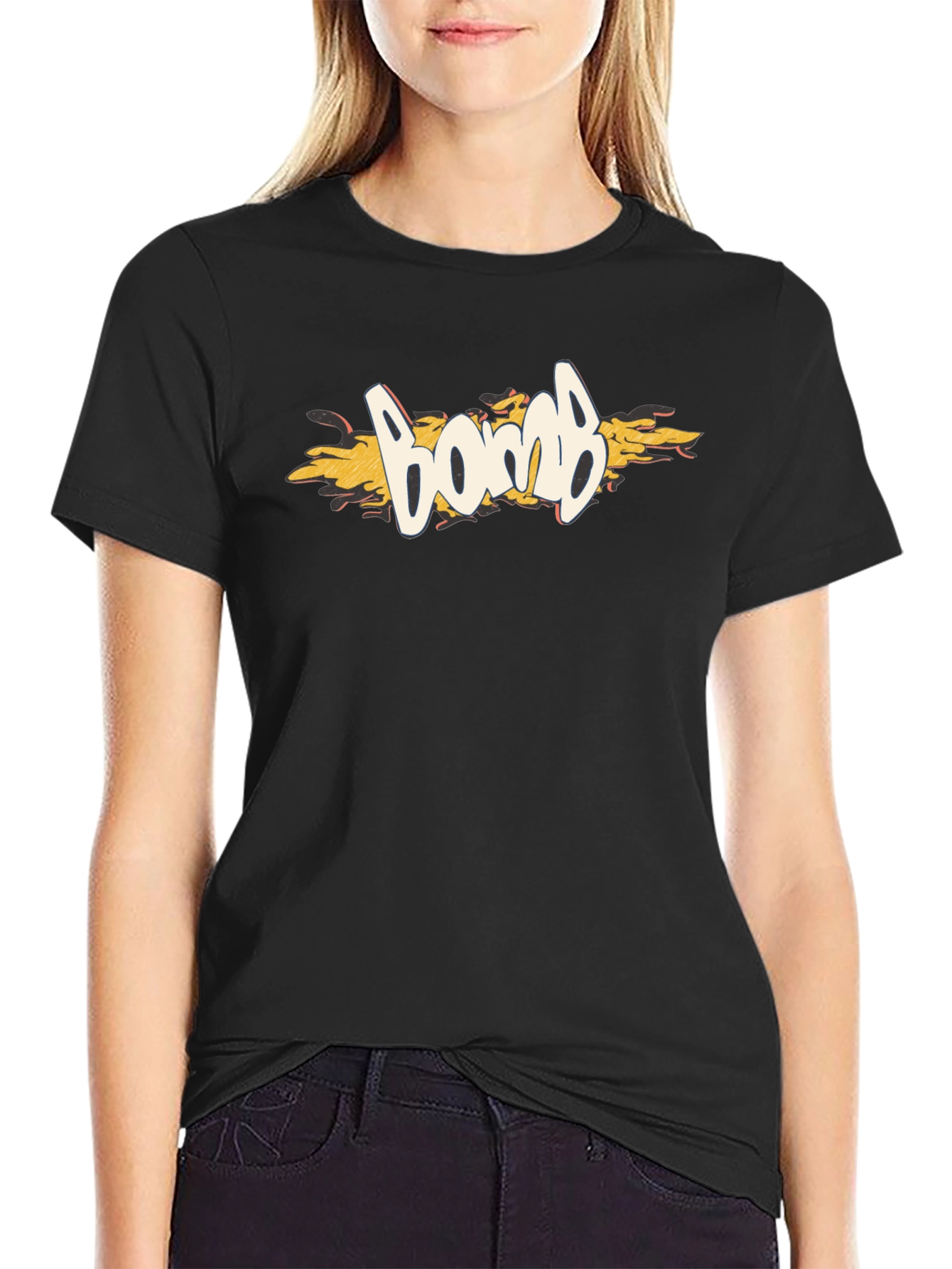 Bomb Graphic Black T-Shirt