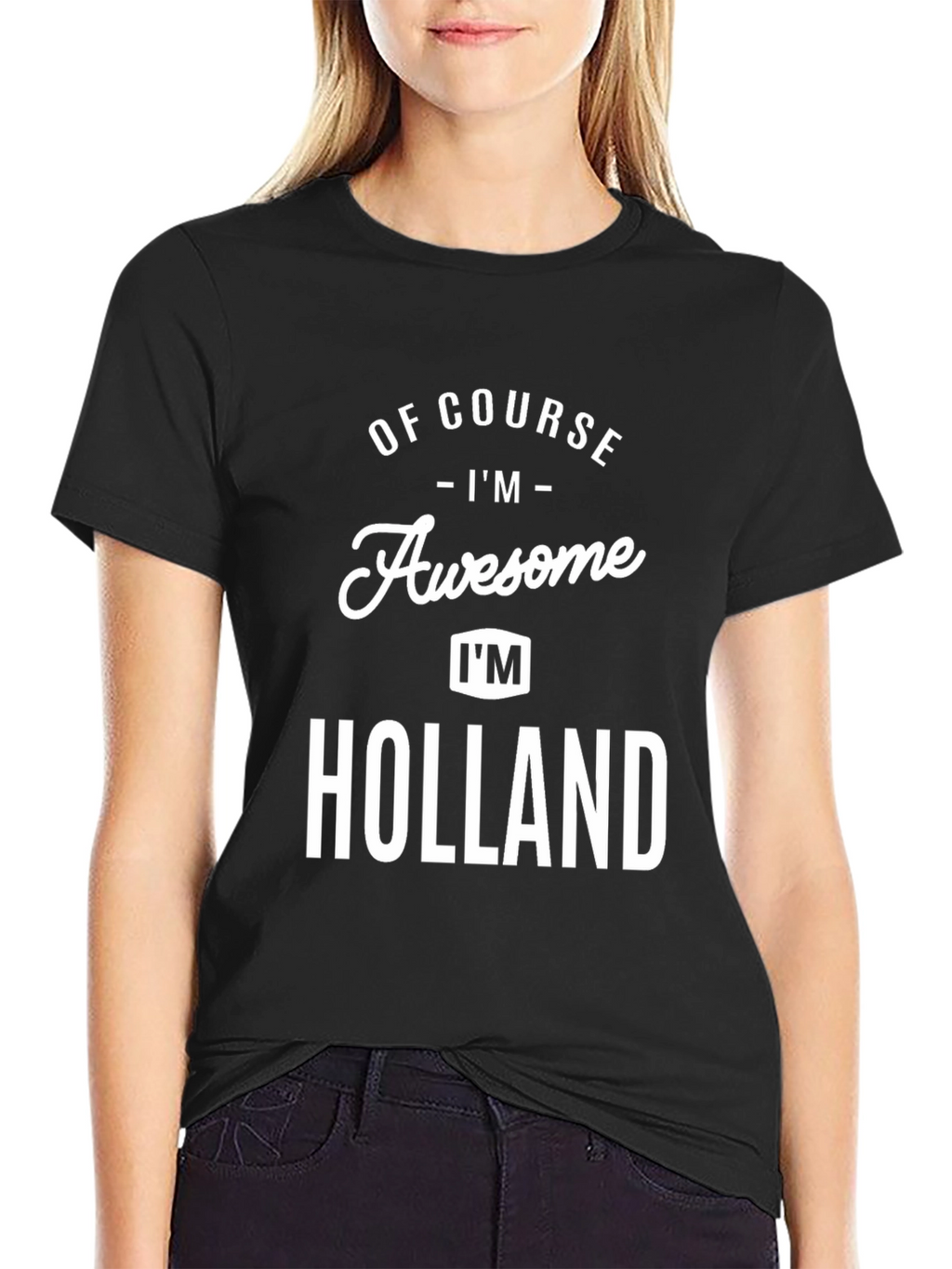 Awesome Holland T-Shirt: Funny Personalized Name Tee