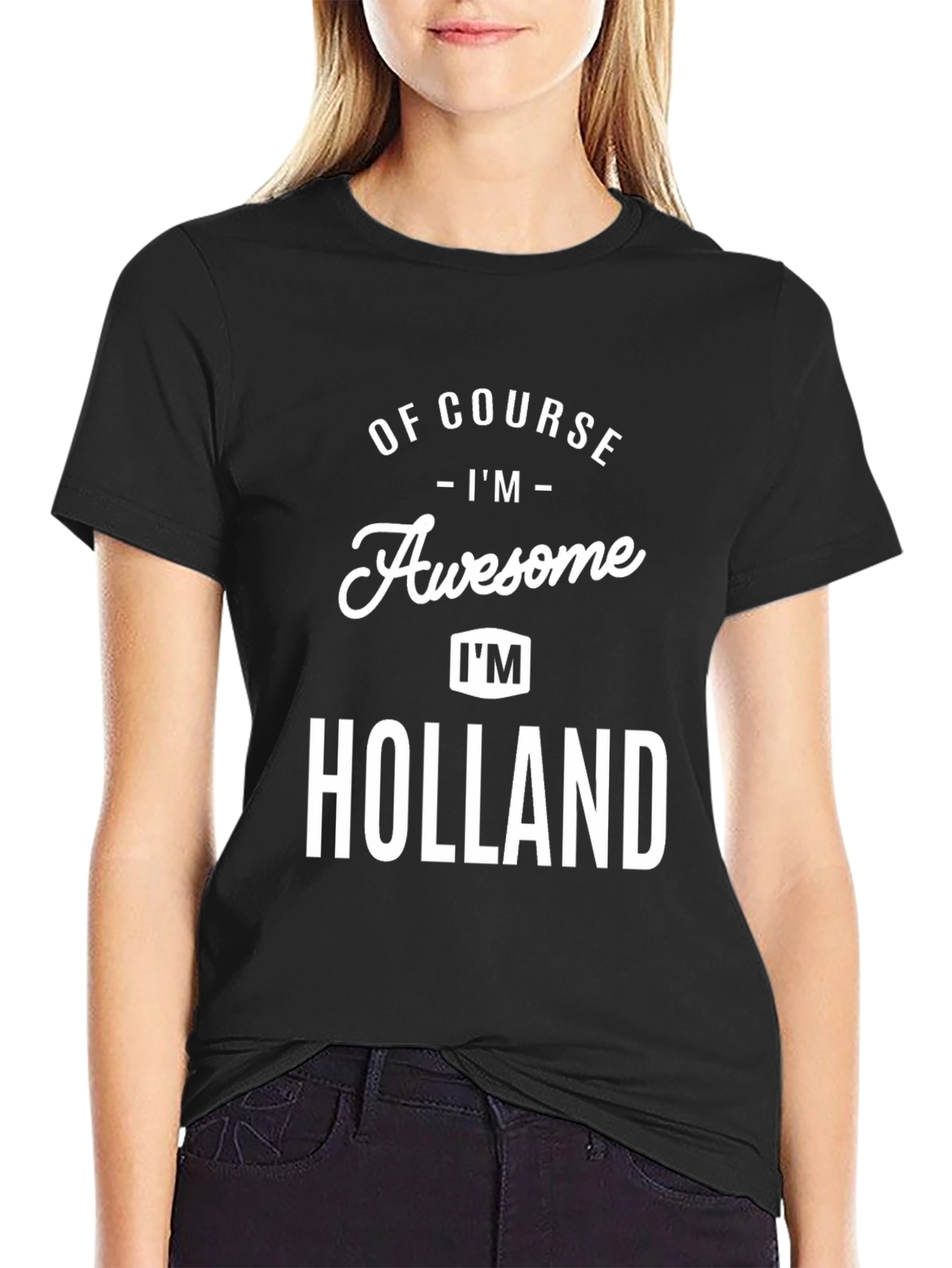 Awesome Holland T-Shirt: Funny Personalized Name Tee