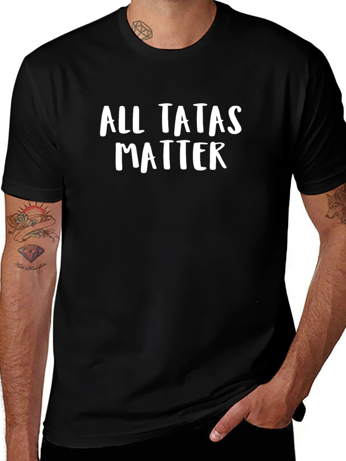 All Tatas Matter T-Shirt - Funny Graphic Tee
