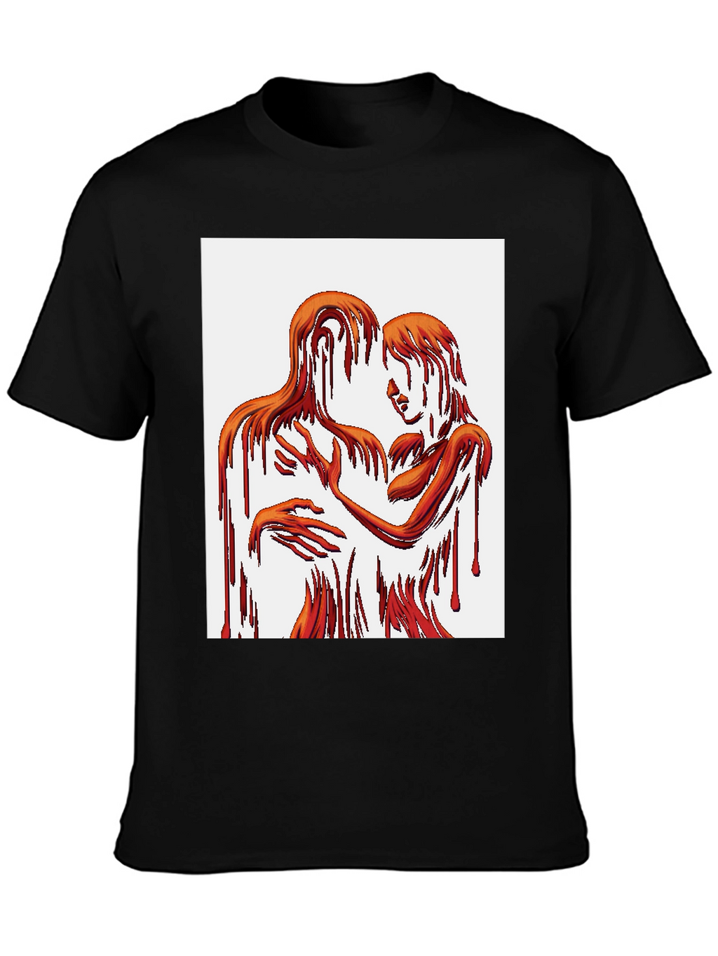 Abstract Lovers Graphic Tee
