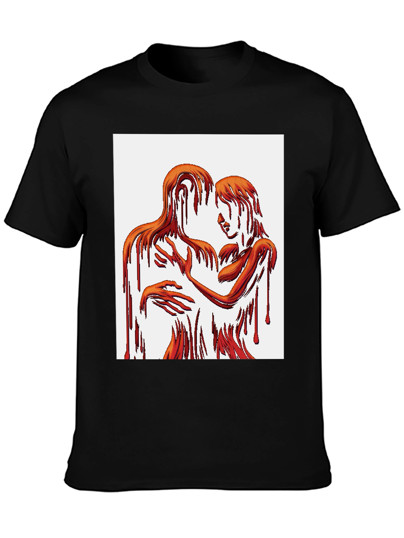 Abstract Lovers Graphic Tee