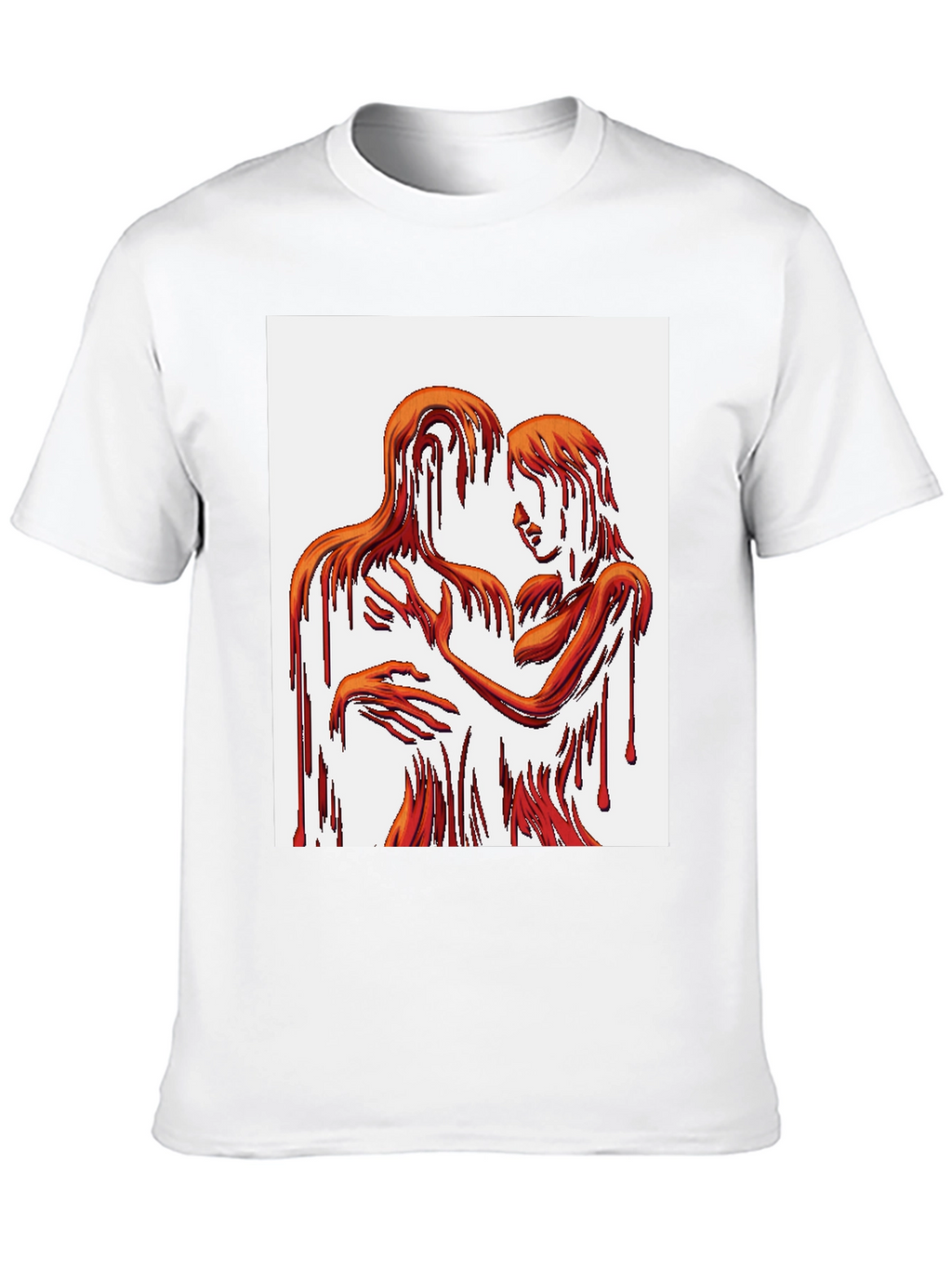 Abstract Lovers Graphic Tee
