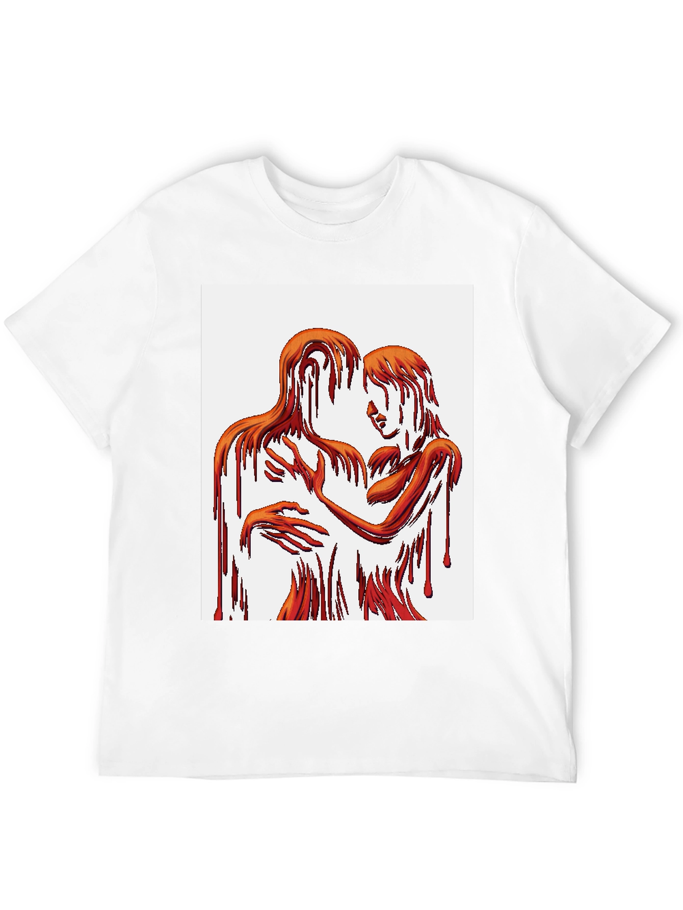 Abstract Lovers Graphic Tee